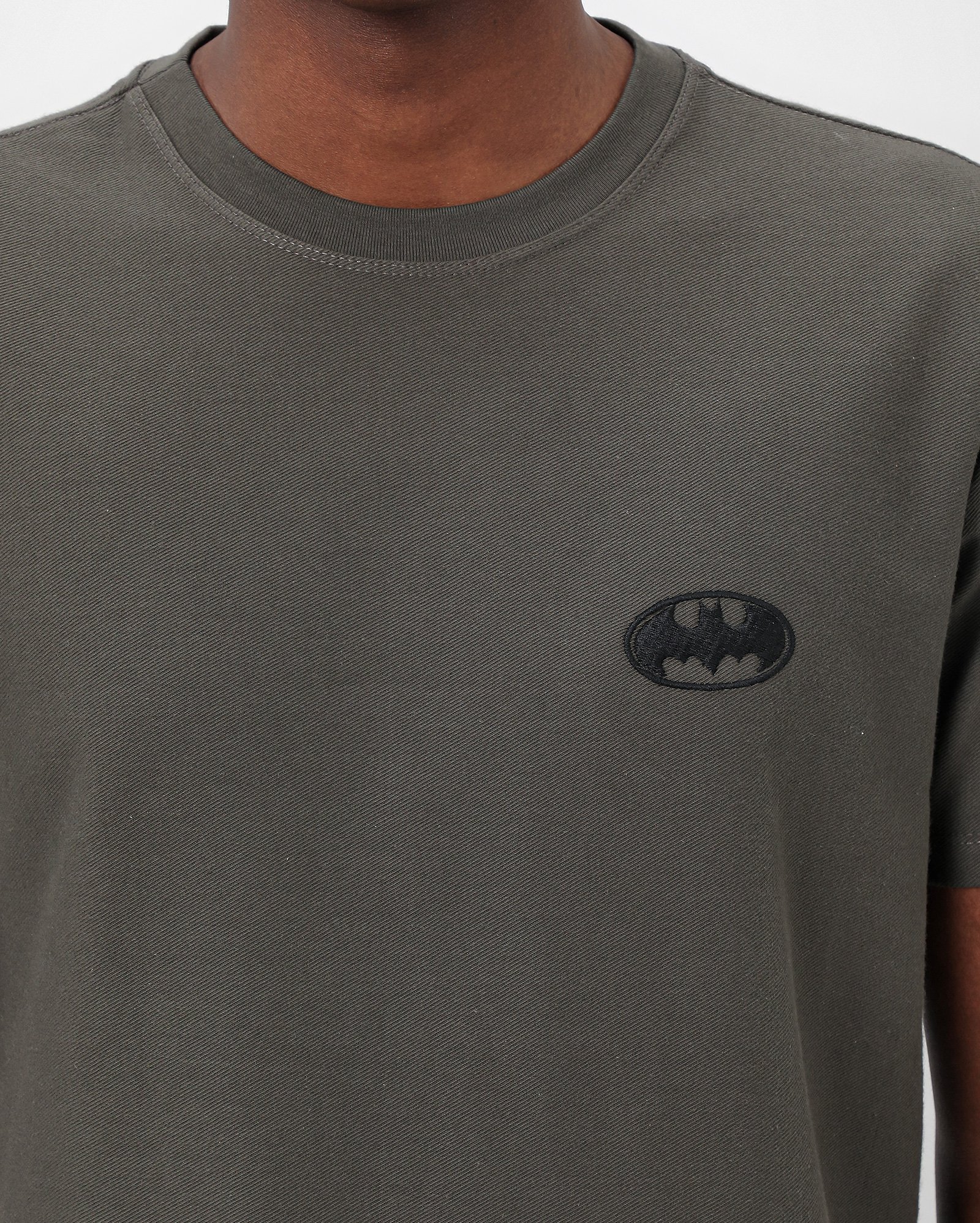 Camiseta masculina Batman bordada verde | FANLAB — foto 4