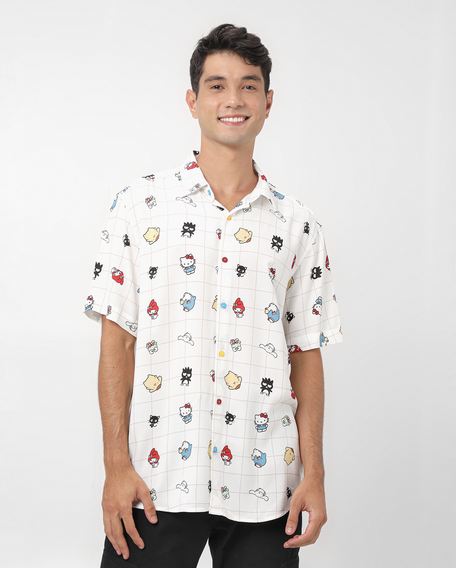 Camisa Hello Kitty personagens branca | FANLAB