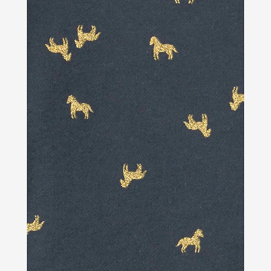 Conjunto longo infantil 2 peças tule cavalinho azul | Carter's