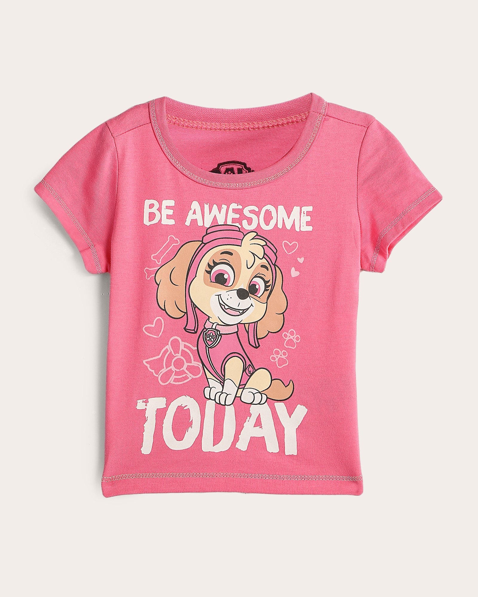Camiseta infantil Patrulha Canina Skye 1-4A rosa | Paramount