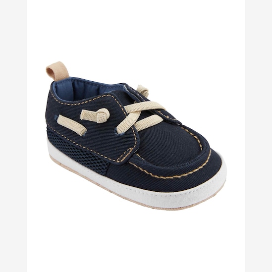 Mocassim bebê com detalhes azul | Carter's