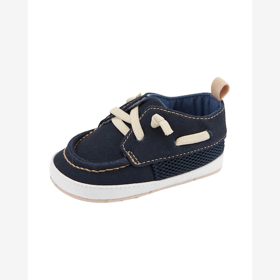 Mocassim bebê com detalhes azul | Carter's