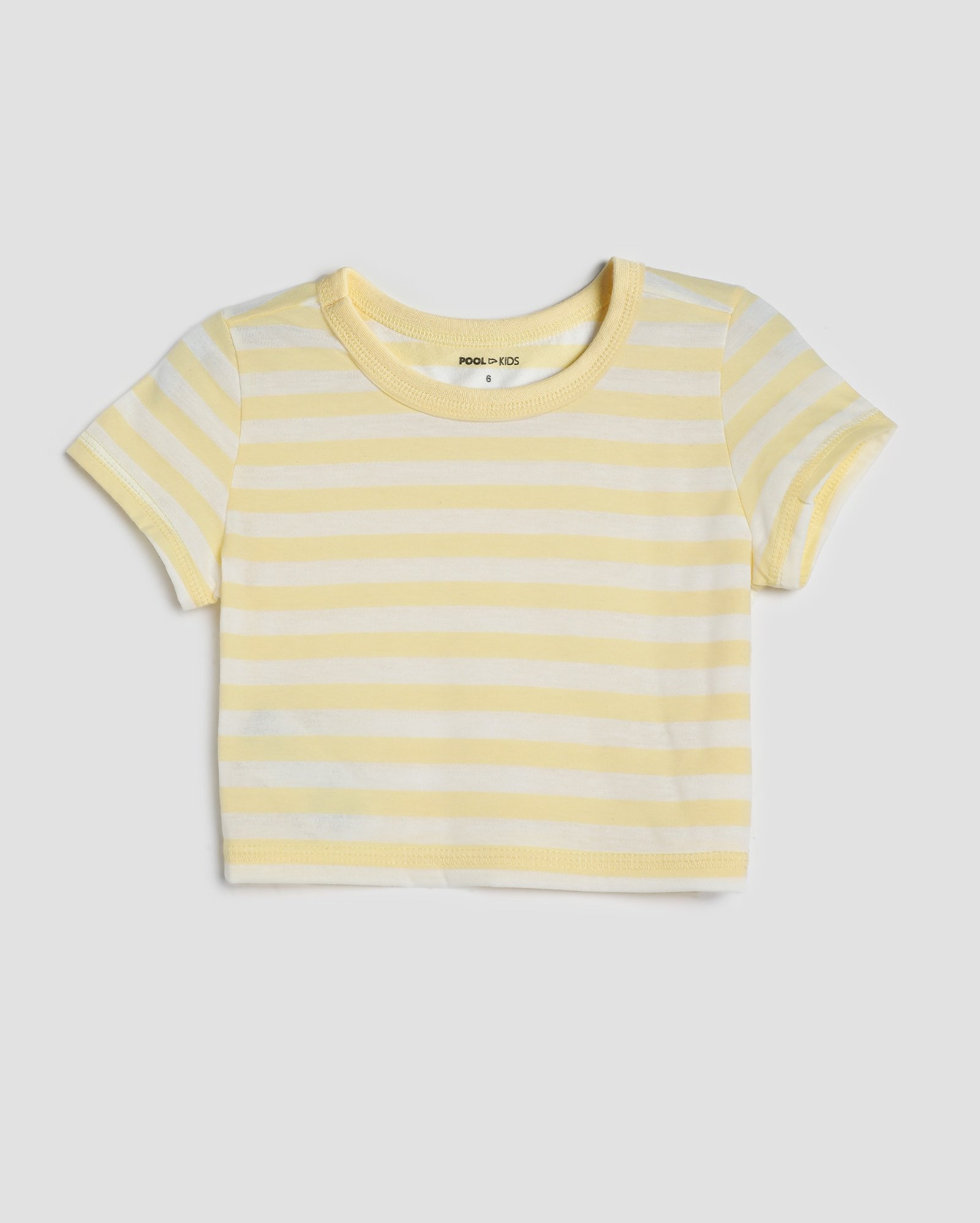 Camiseta cropped infantil listrinhas 4-10A | Pool Kids