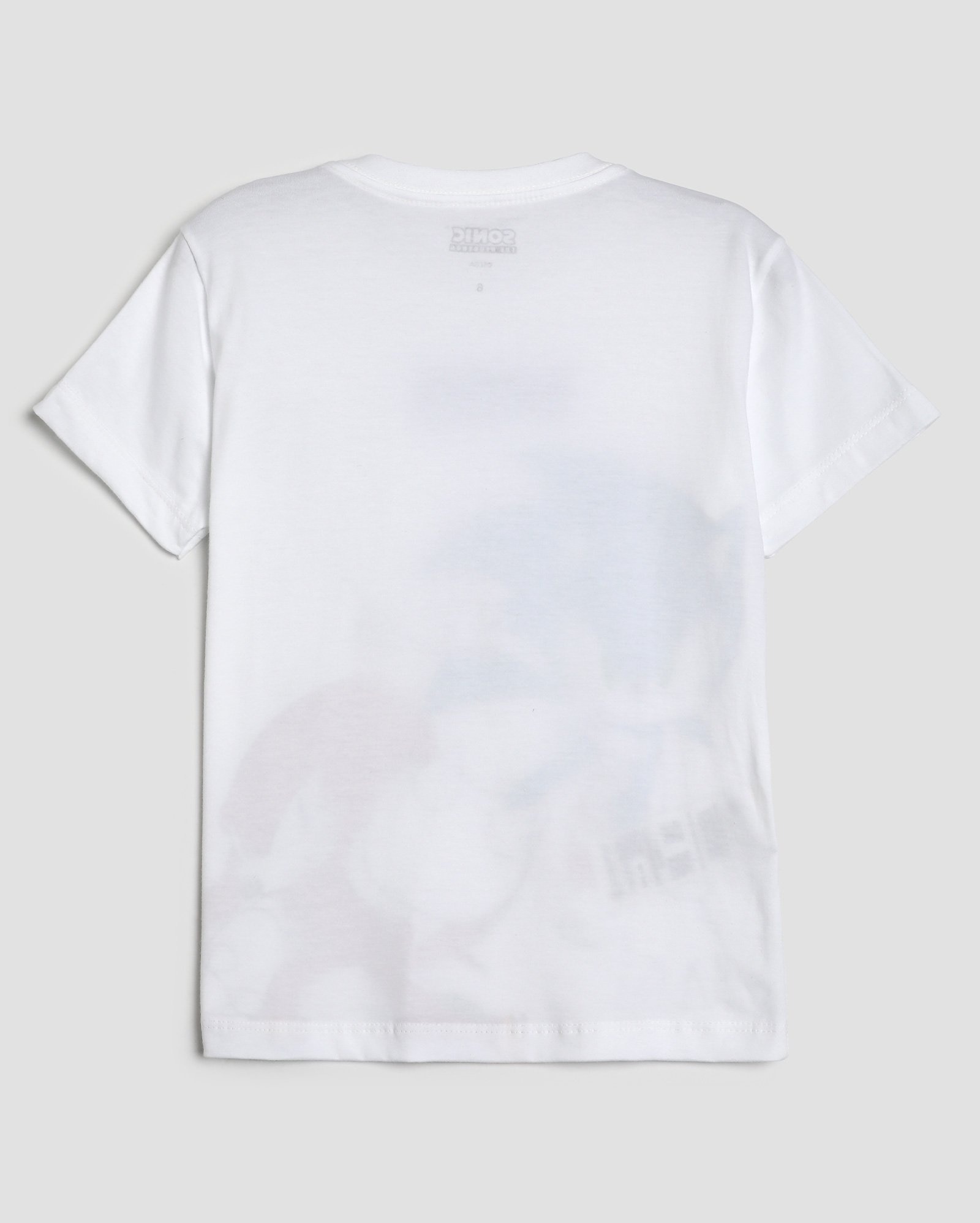 Camiseta infantil estampada Sonic e Knuckles 4-10A branca | SEGA