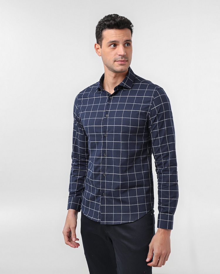 Camisa Xadrez Masculina Camisas Masculinas Sociais Manga Longa