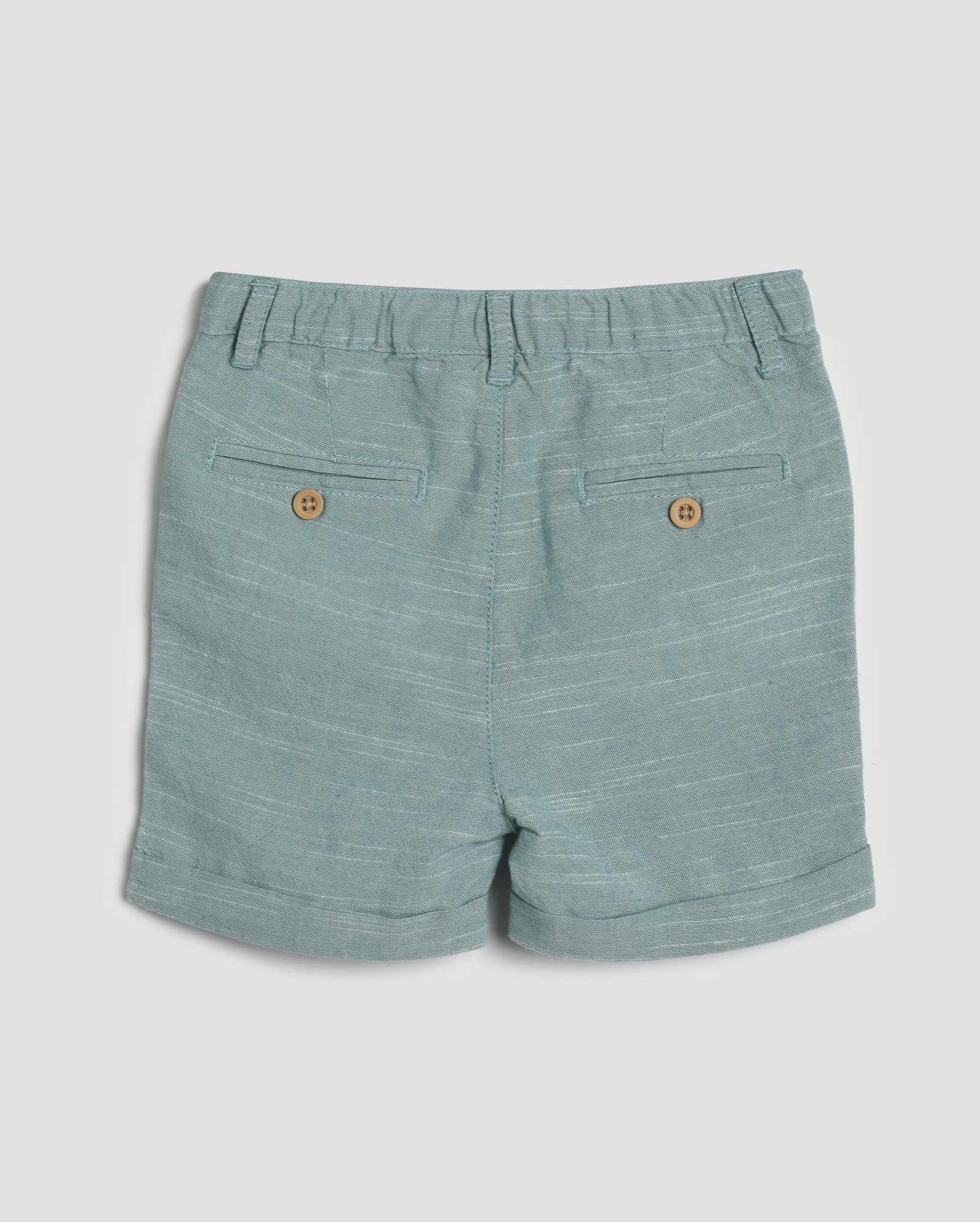 Bermuda jeans color bebê com bolsos - Azul Turquesa | Baby Way