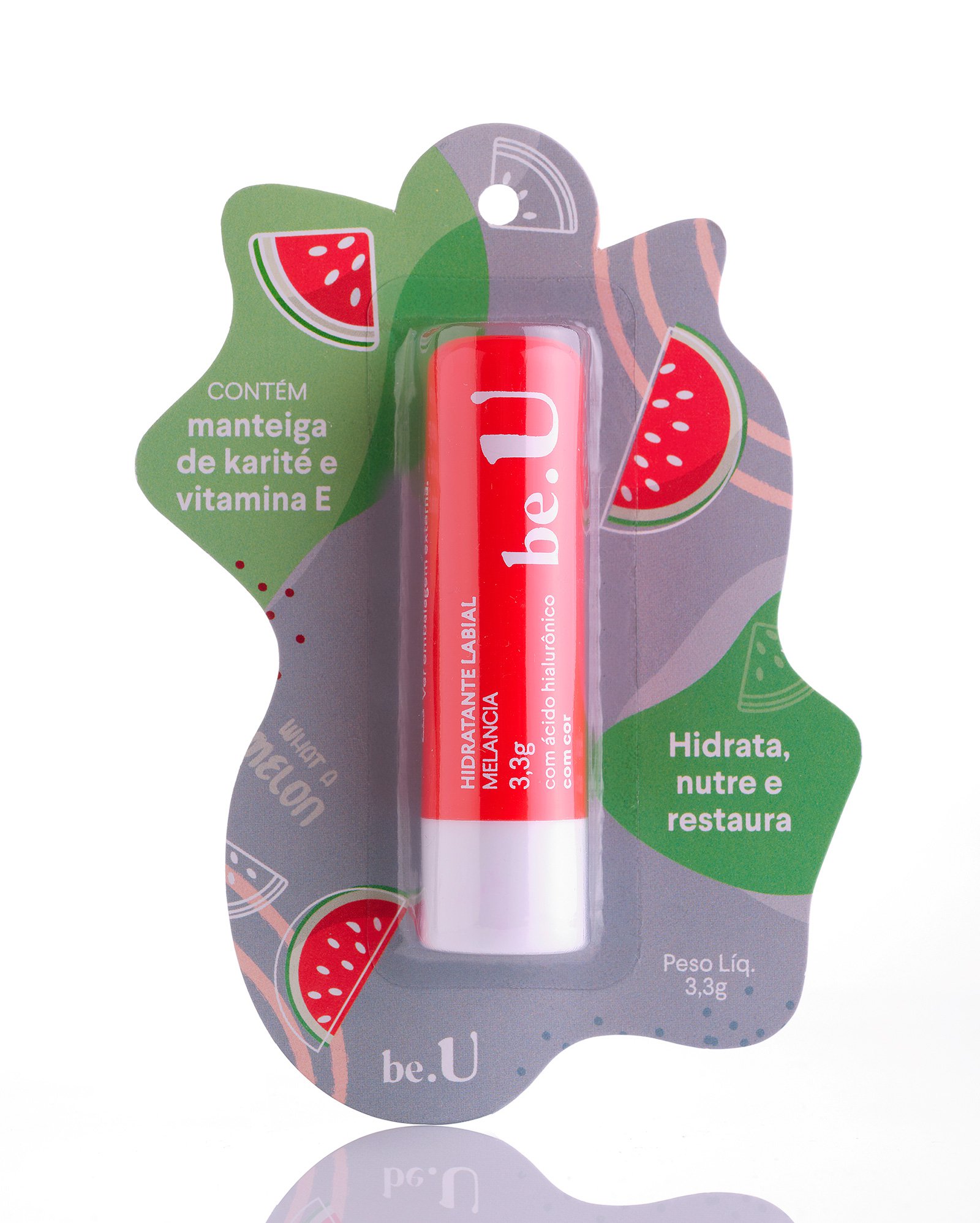 Hidratante labial de melancia 3,3g | be.U by Riachuelo