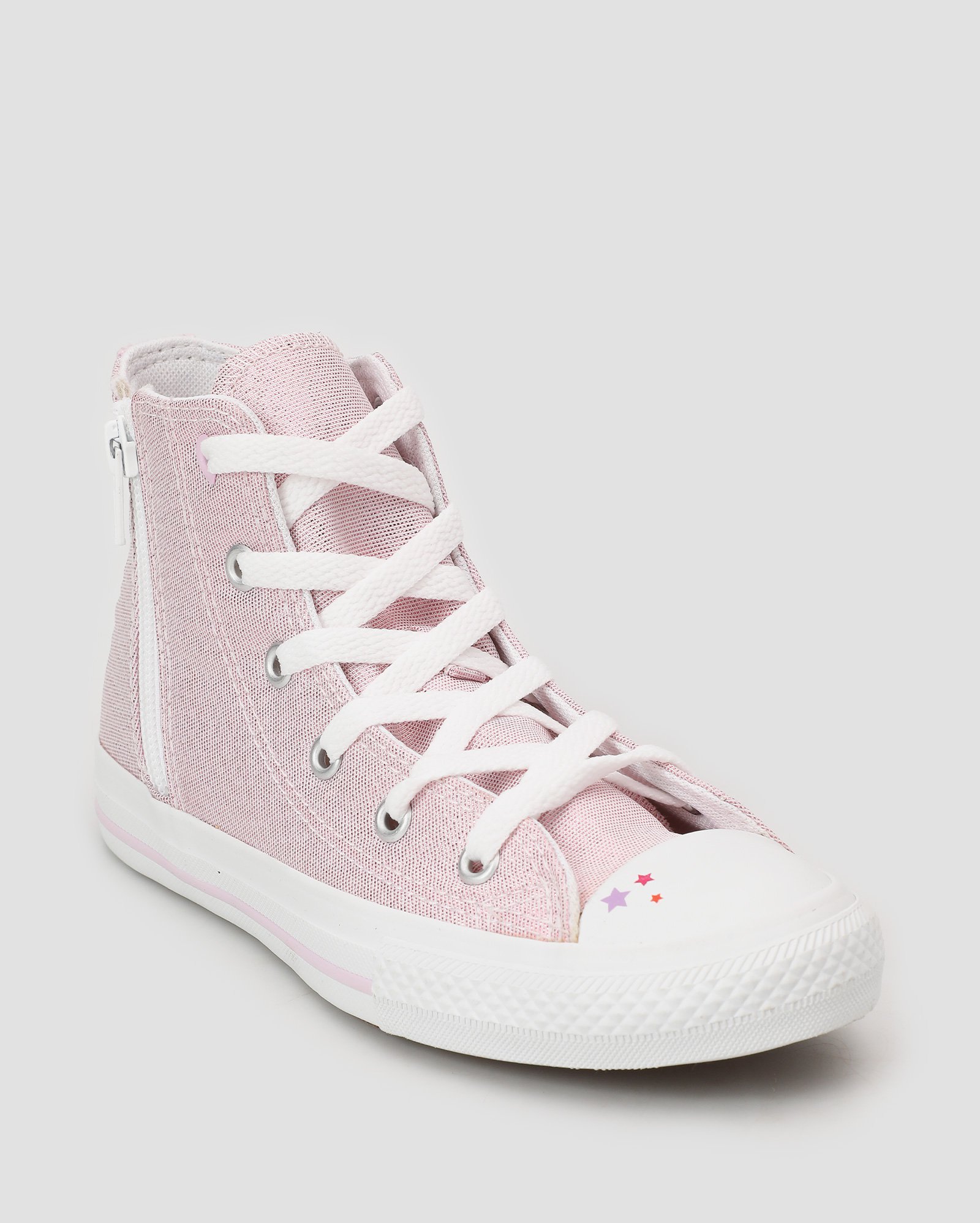 Tênis cano longo infantil Chuck Taylor CK11260002 rosa | Converse All Star