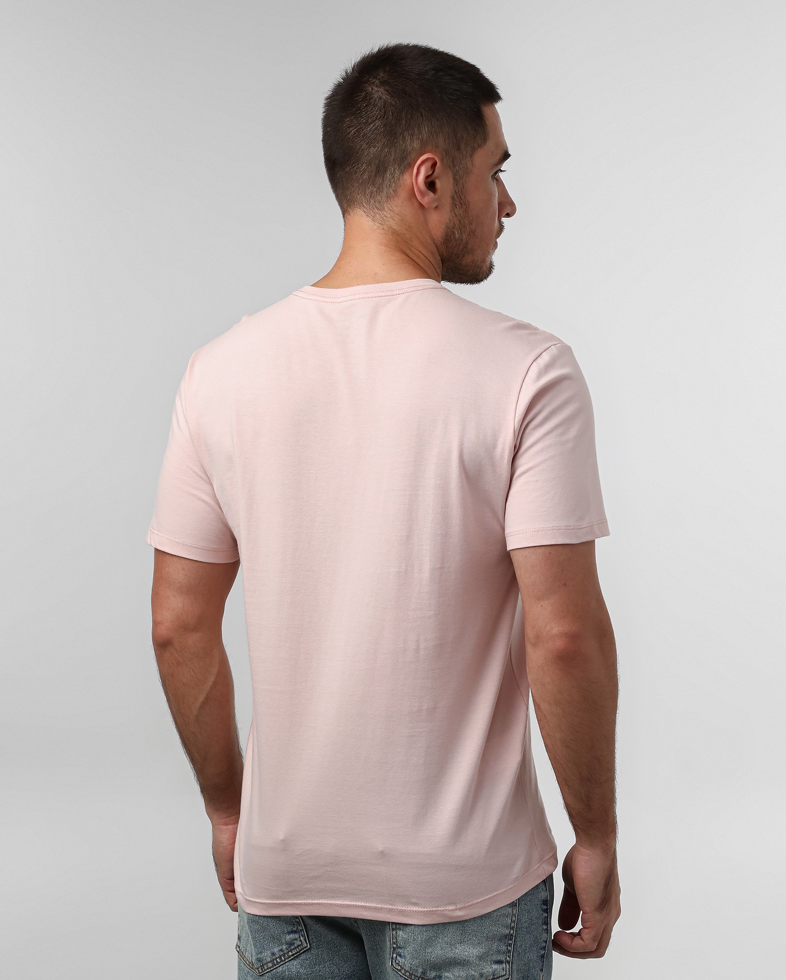 Camiseta masculina Essencial Regular - Rosa Claro