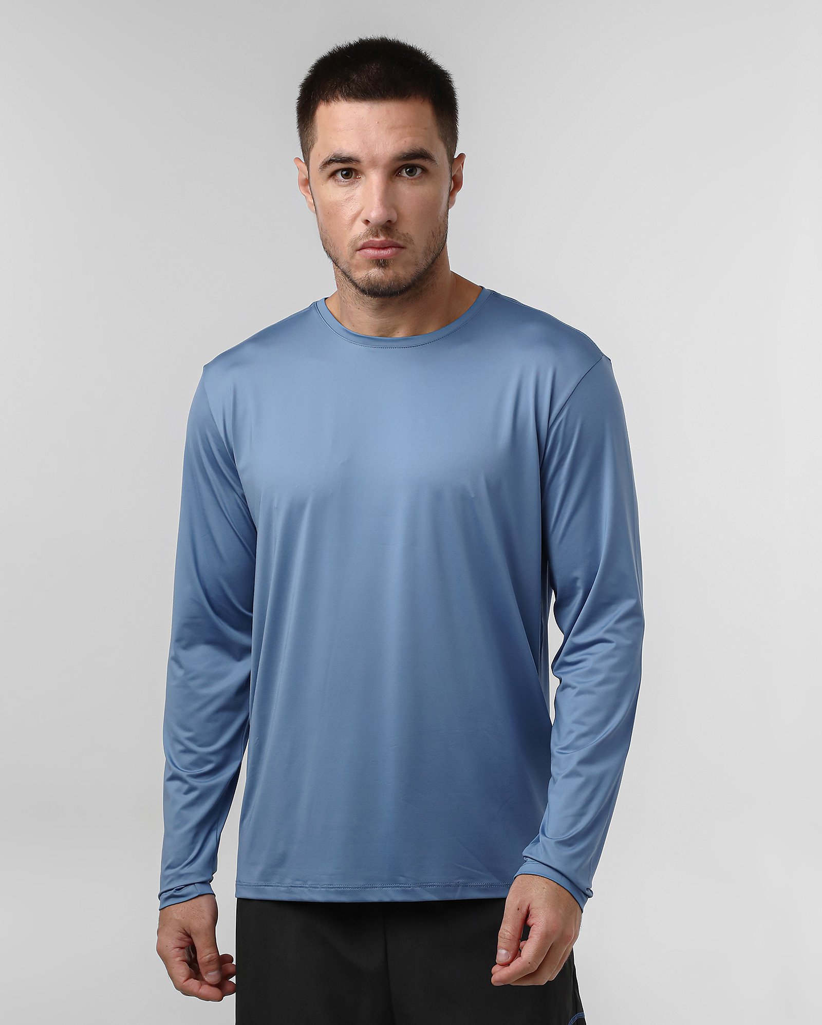 Camiseta masculina UV50+ manga longa - Azul | Body Work