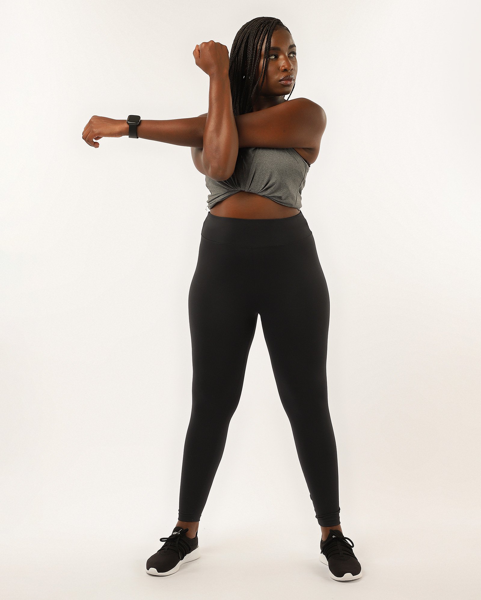 Calça legging de poliamida - Preto | BodyWork