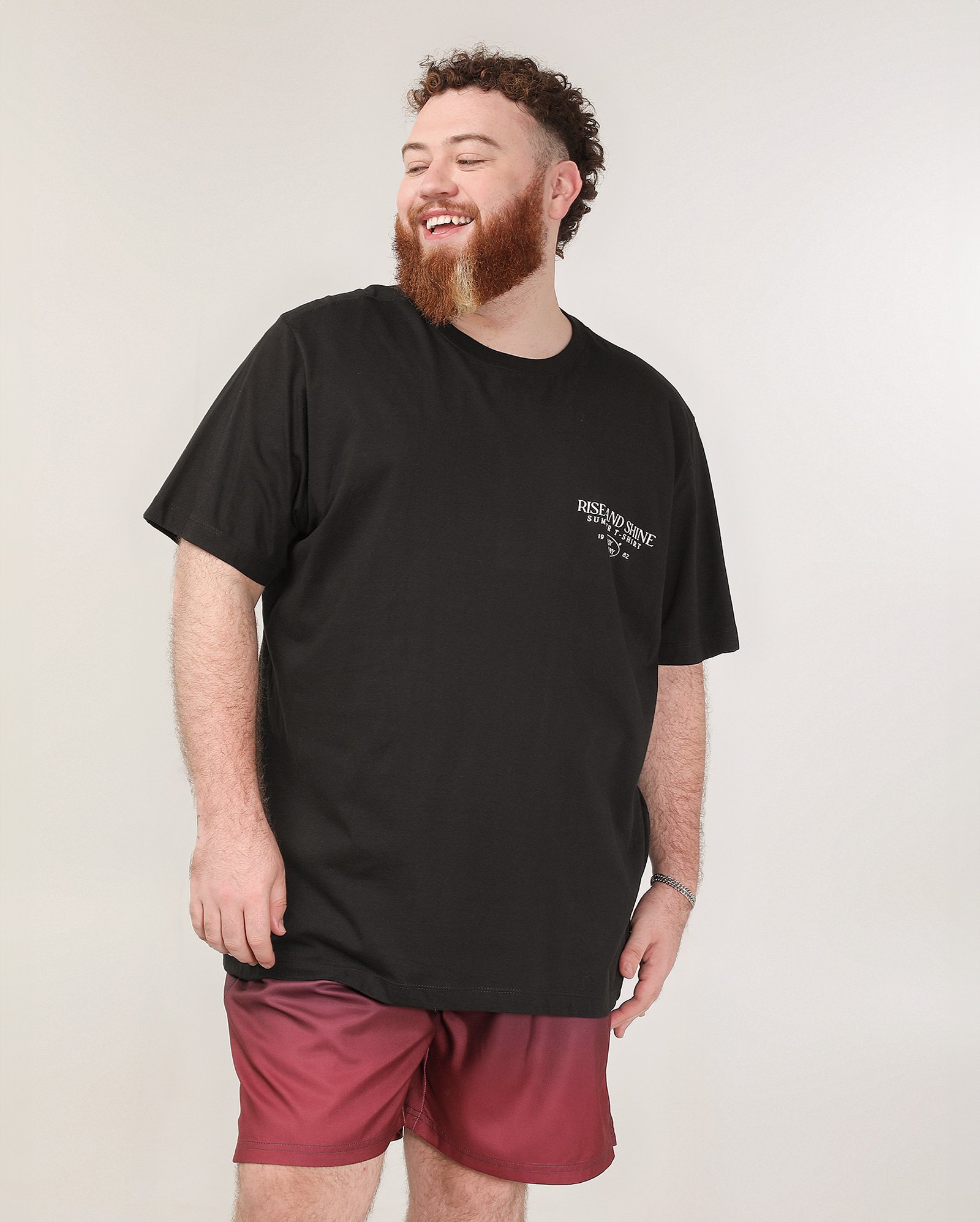 Short água plus size masculino com cordão degradê - Azul Escuro | Original Plus by Riachuelo