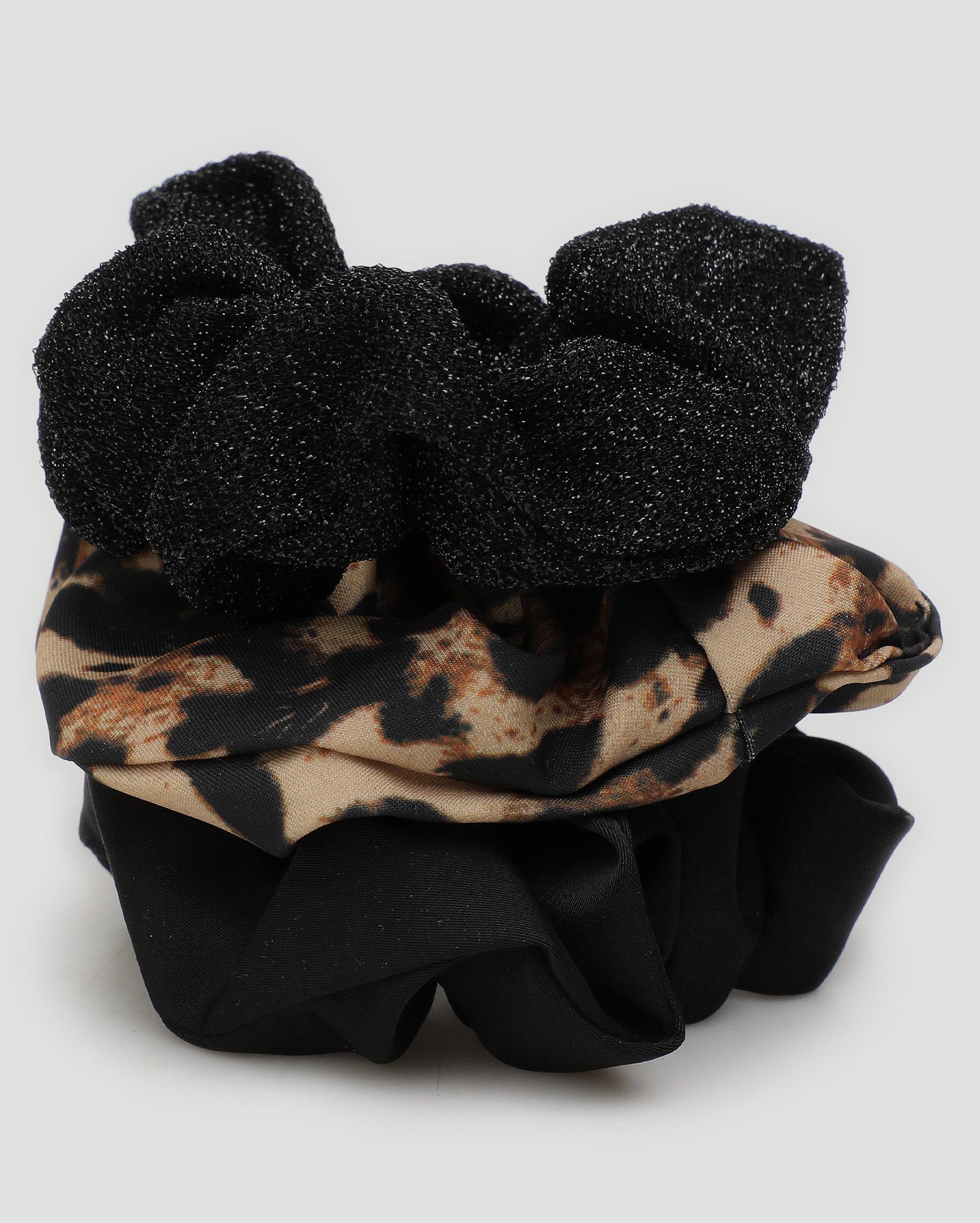 Kit elástico de cabelo 3 unidades animal print multicor | Accessori by Riachuelo