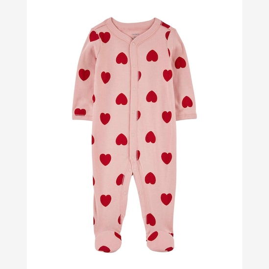 Macacão bebê de corações rosa | Carter's