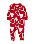Macacão bebê Valentines Day corações vermelho | Carter's