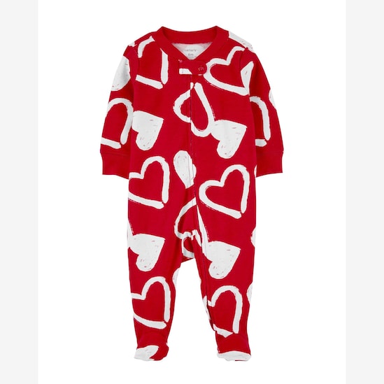 Macacão bebê Valentines Day corações vermelho | Carter's