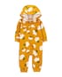 Macacão bebê floral com capuz laranja | Carter's