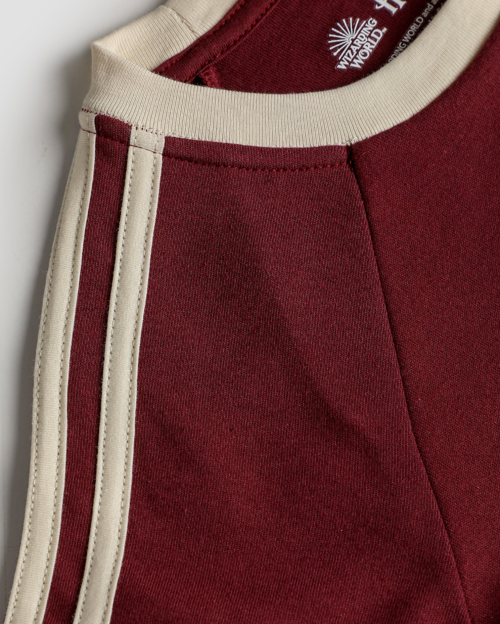 Camiseta infantil Harry Potter Grifinória com listras 4-10A vermelha | FANLAB — foto 4