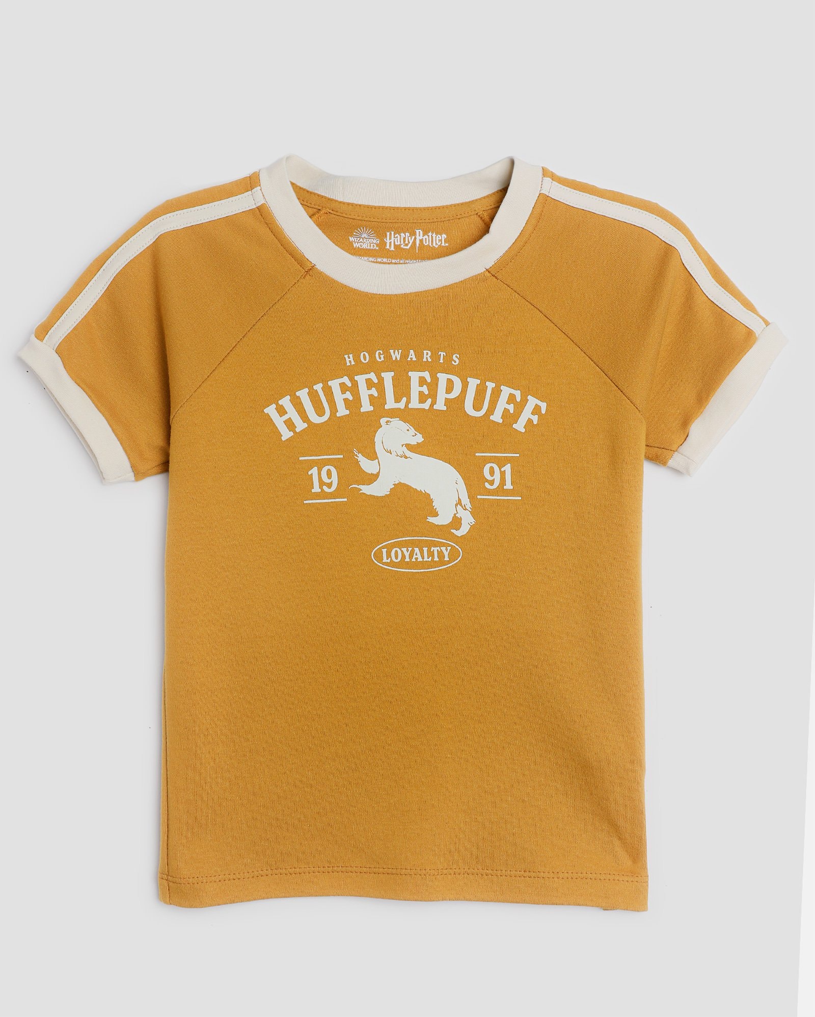 Camiseta infantil Lufa-Lufa 4-10A - Amarelo Escuro | FANLAB