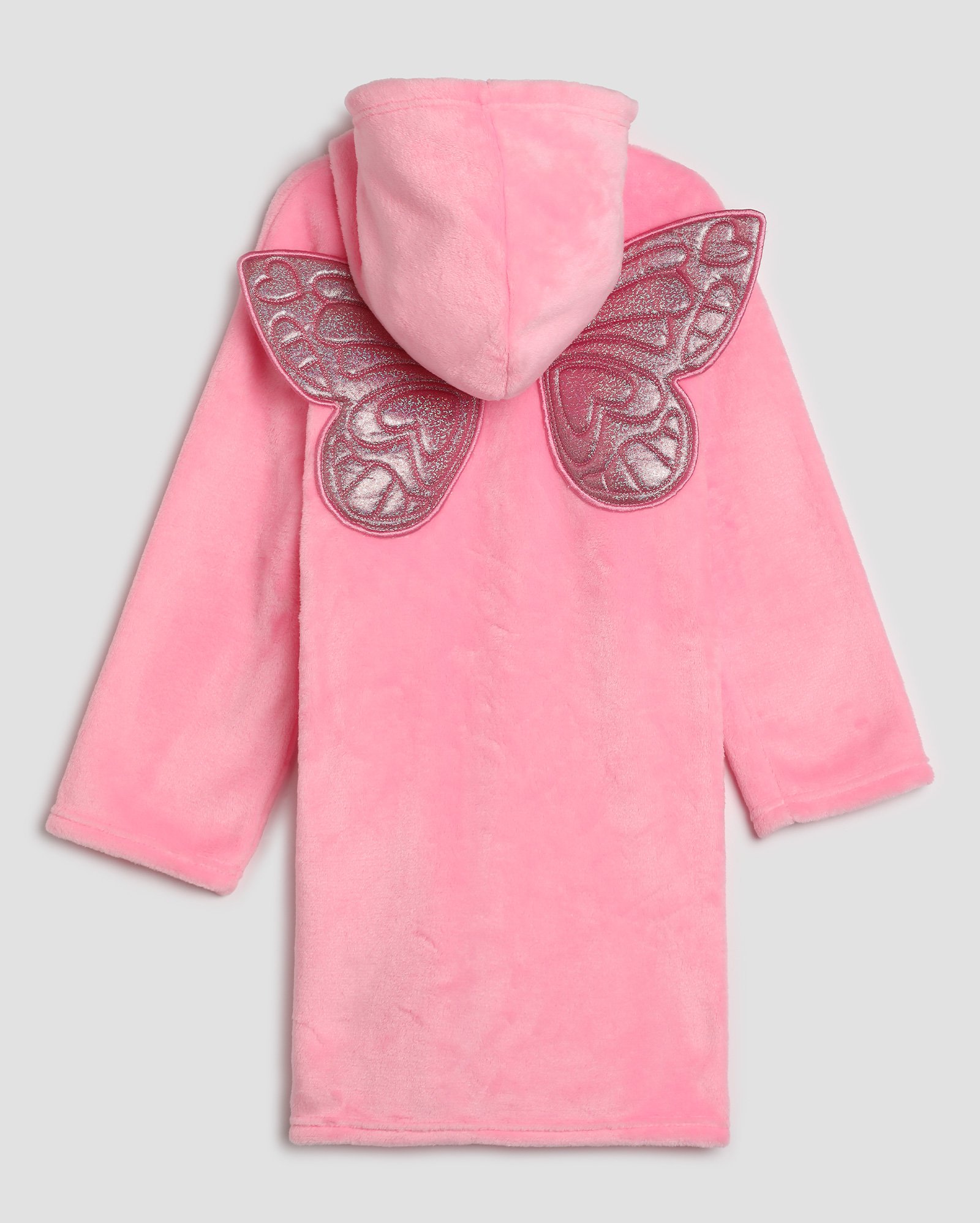 Roupão de banho infantil com asas borboleta 4-12A rosa | Accessori by Riachuelo