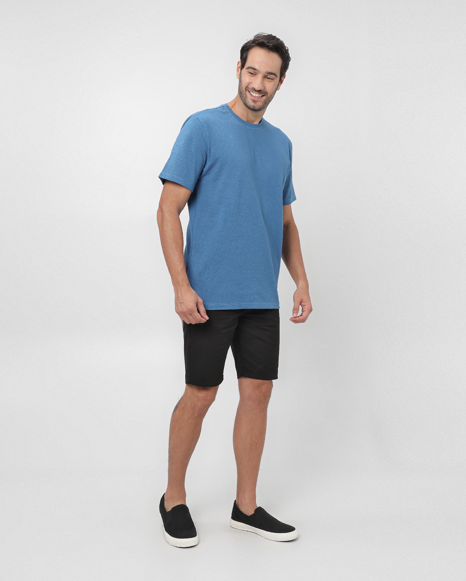 Bermuda jeans masculina chino preta | Pool Jeans
