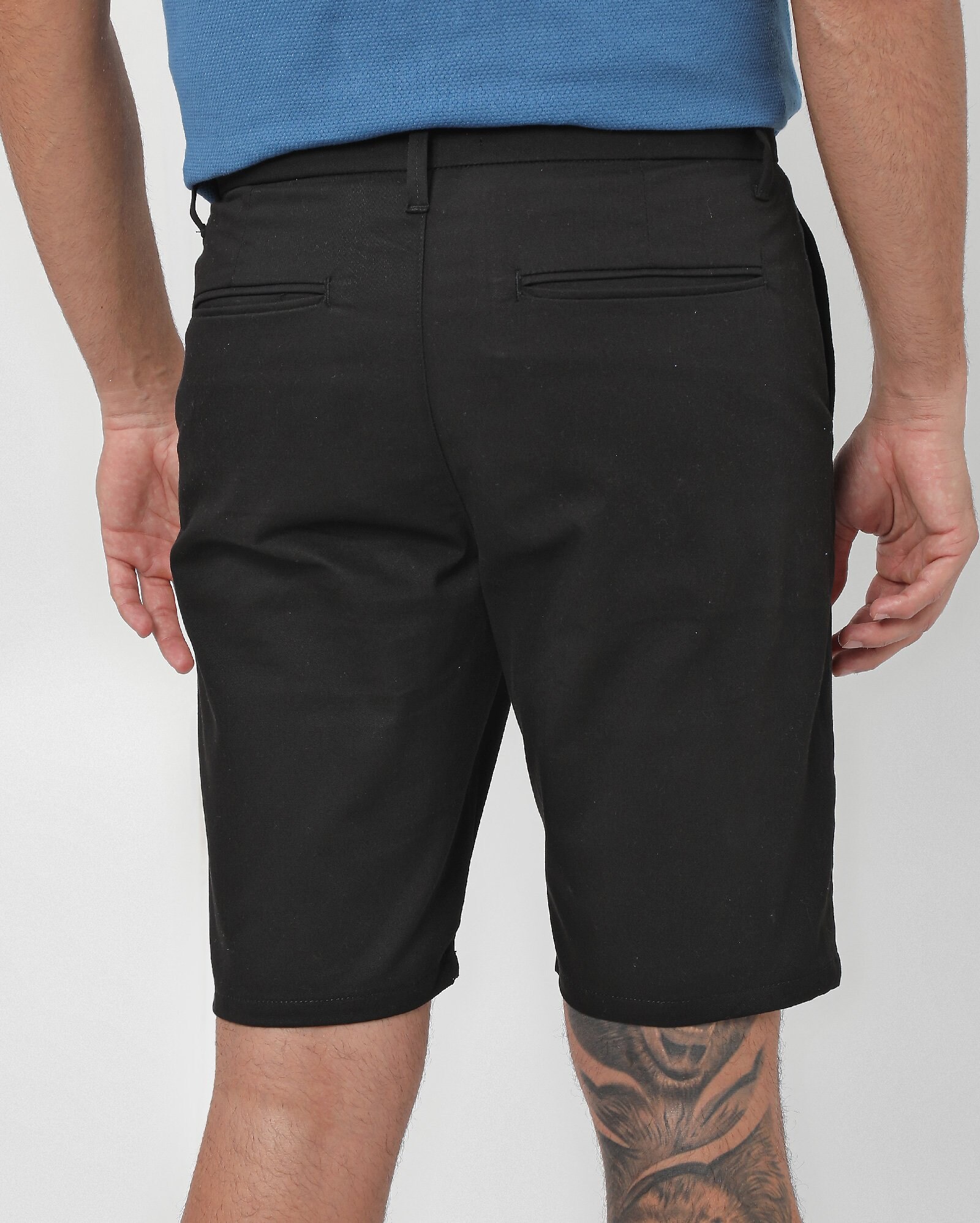 Bermuda jeans masculina chino preta | Pool Jeans — foto 4