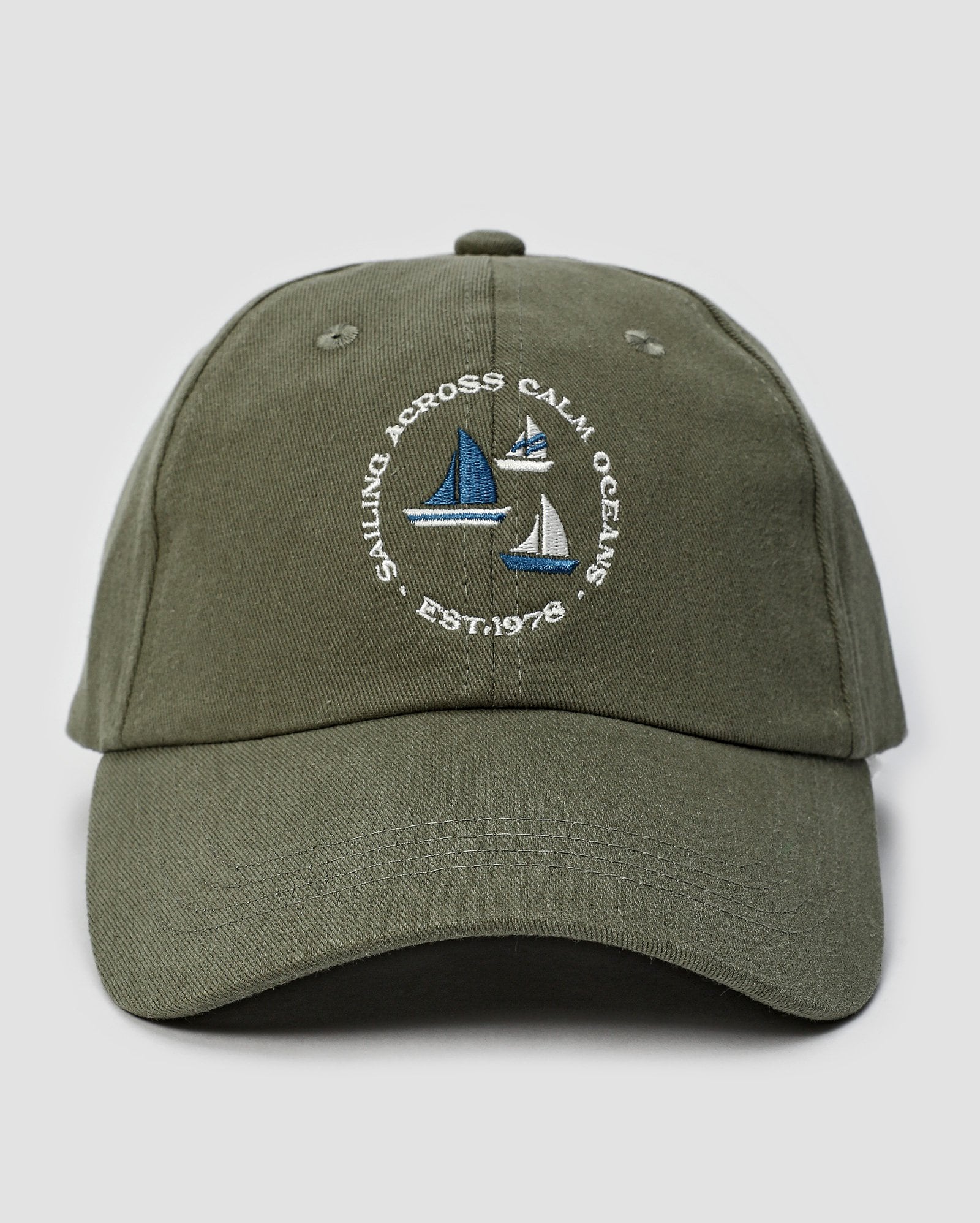 Boné masculino aba curva strapback est. 1978 verde