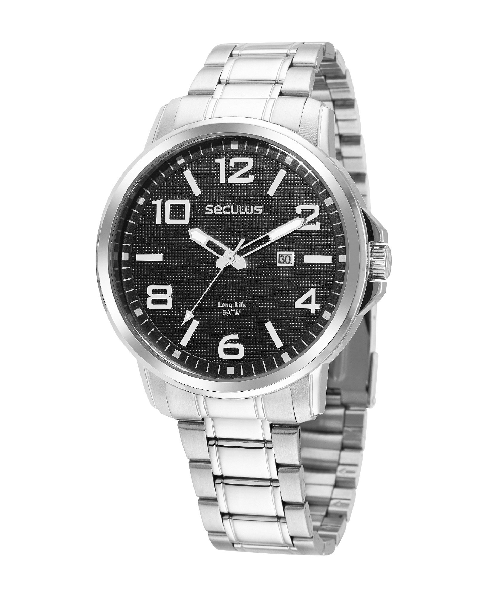Relógio analógico masculino 44094G0SVNA1 prata | Seculus