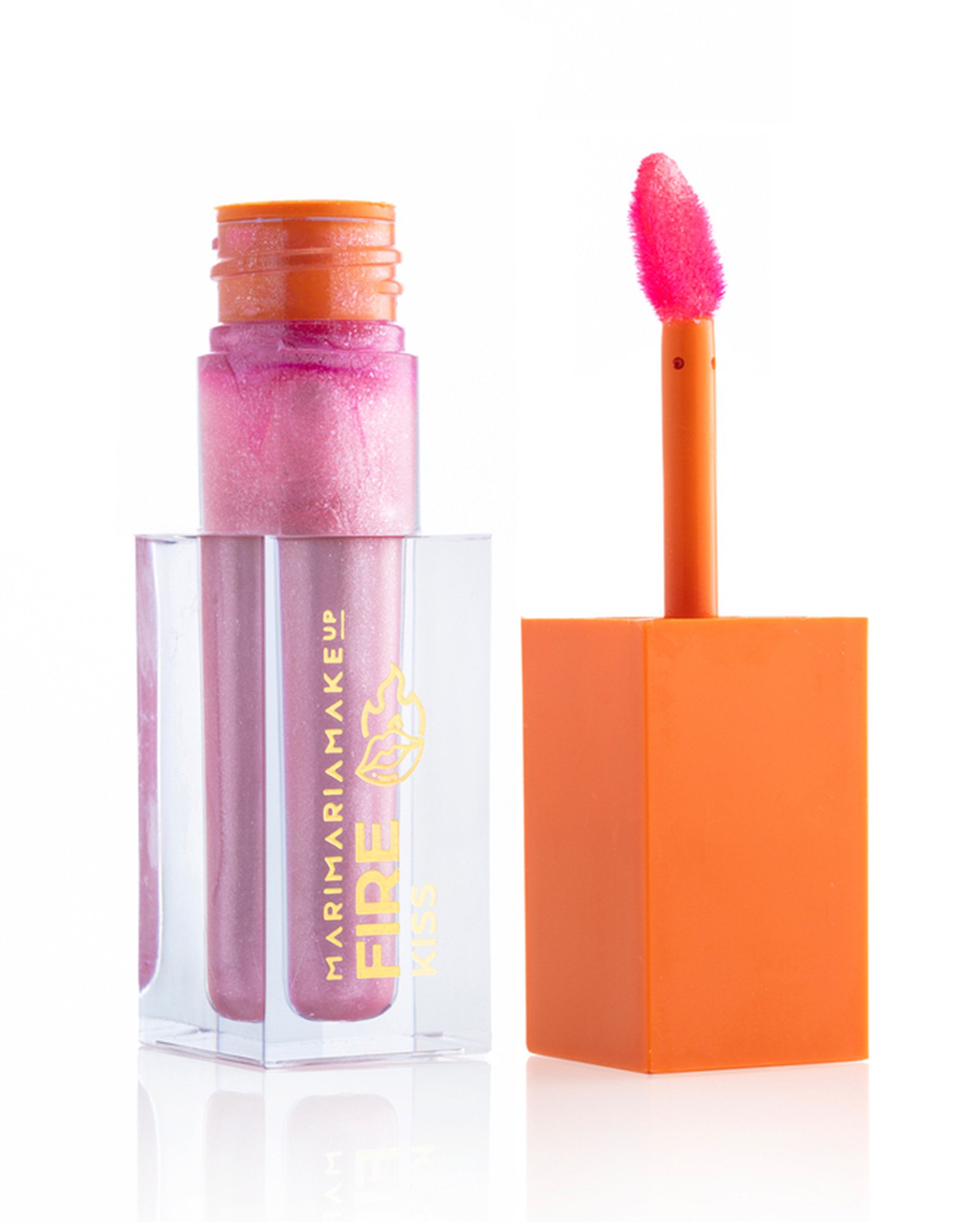 Gloss labial Fire Kiss Bubble Gum rosa | Mari Maria