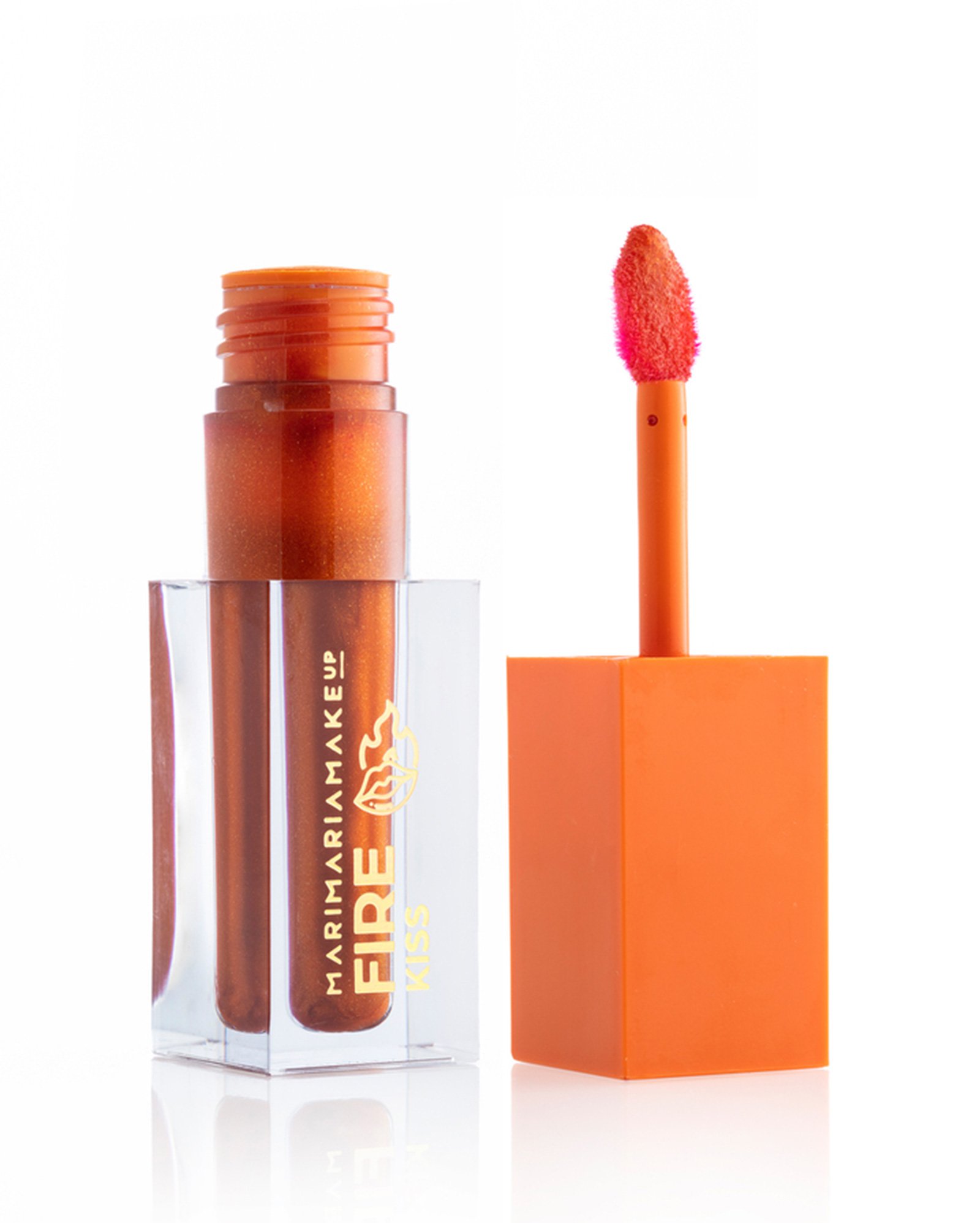 Gloss labial Fire Kiss Bergamota laranja | Mari Maria
