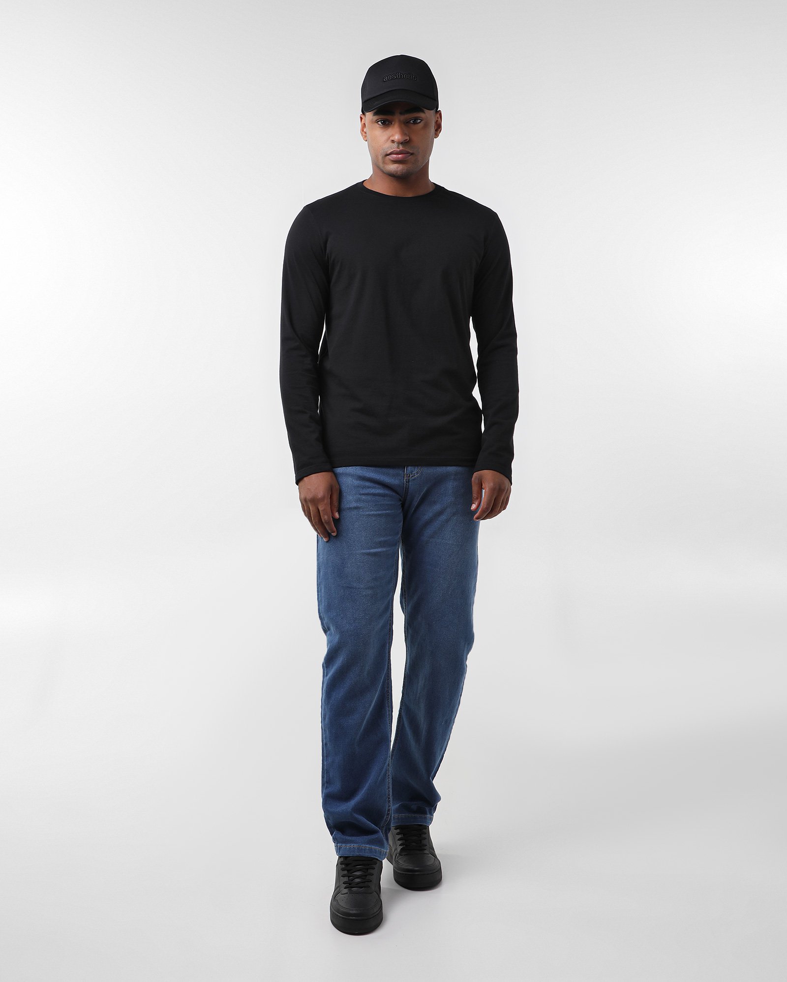 Calça jeans masculina Comfy reta - Jeans Médio | Pool Jeans
