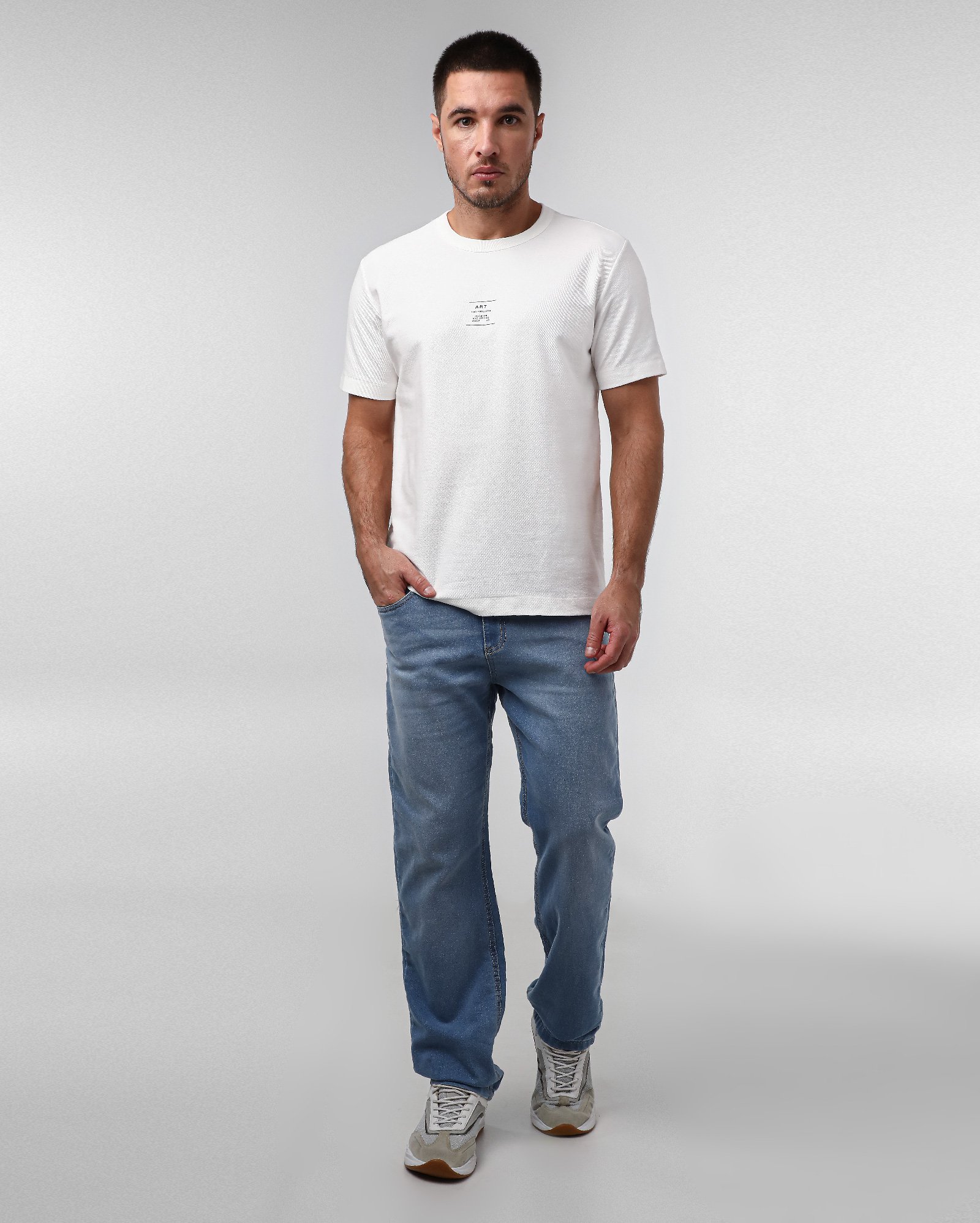 Calça jeans masculina Comfy reta - Jeans Claro | Pool Jeans
