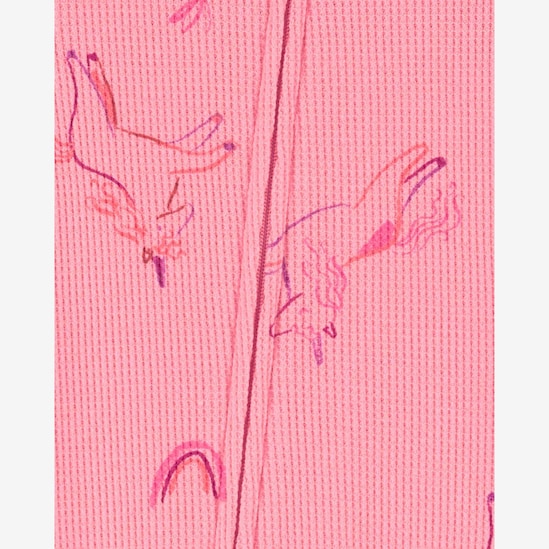 Macacão pijama bebê unicórnio texturizado rosa | Carter's