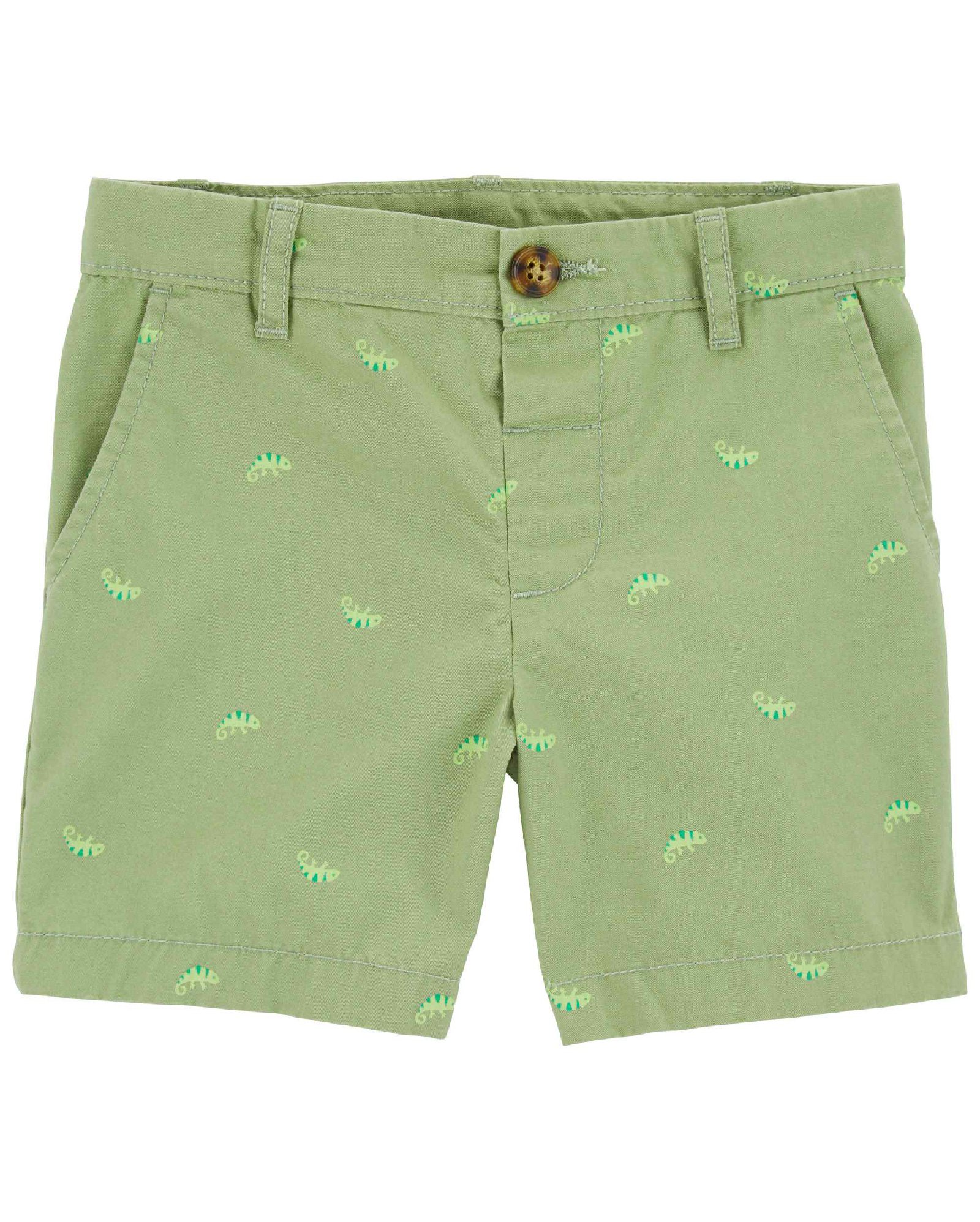 Bermuda sarja infantil camaleão verde | Carter's