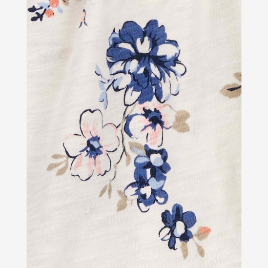 Vestido bebê evasê floral com casaco multicor | Carter's