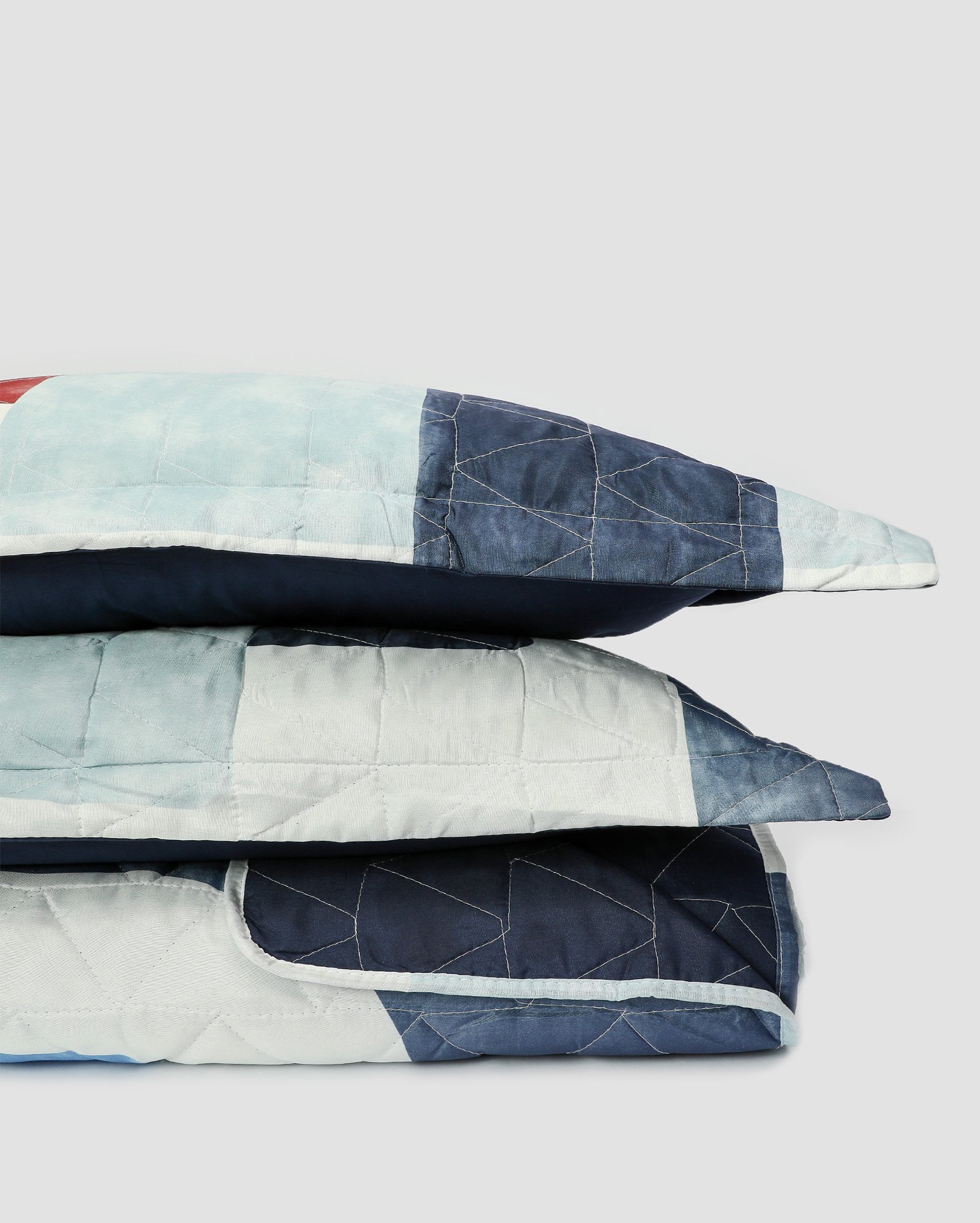 Kit colcha casal 3 peças matelada dupla face Boutis Tina multicor | Casa Riachuelo