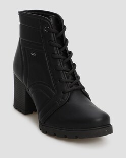 Botas Femininas De Cano Alto Syktkmx - Pretas Tamanho 37