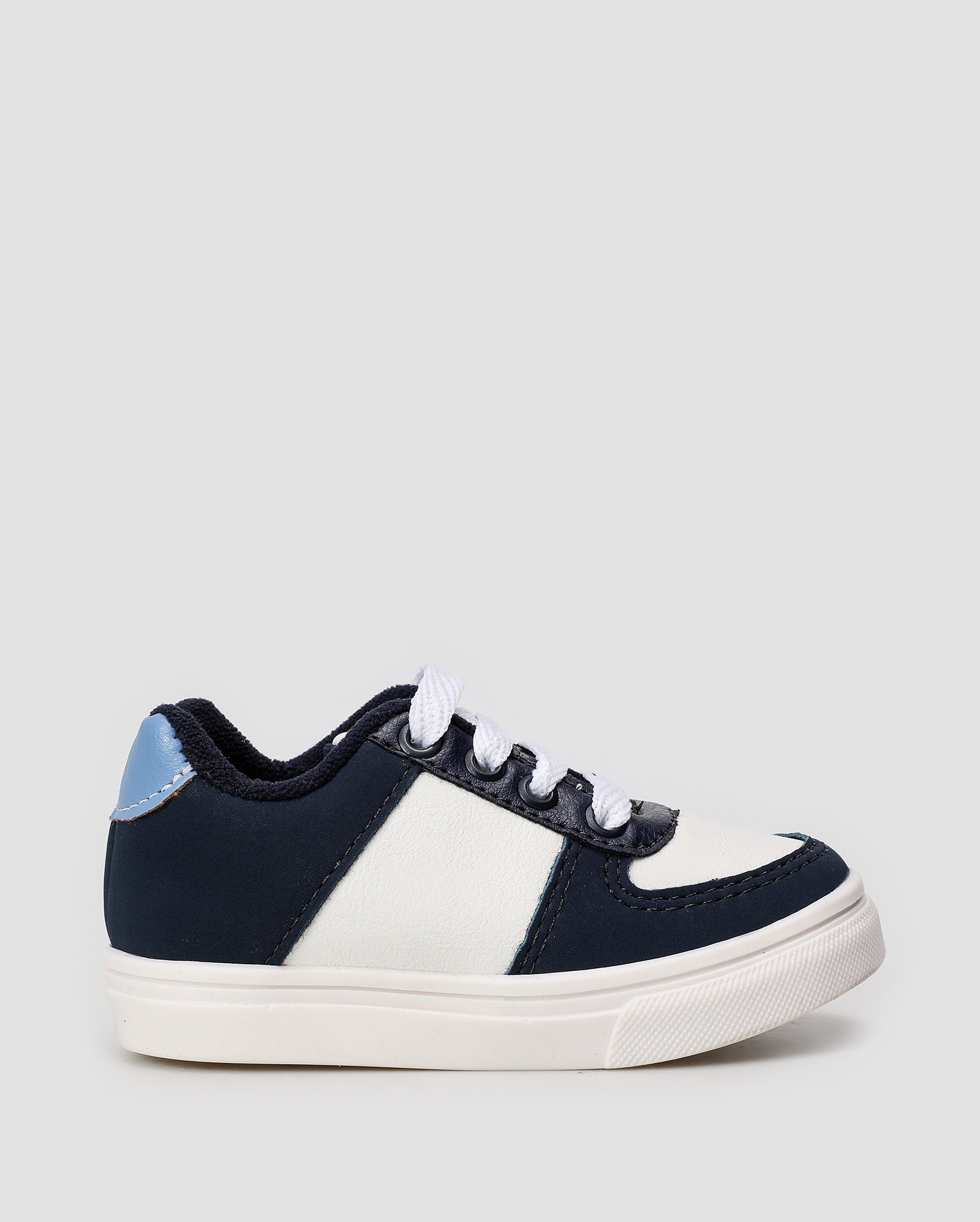 Tênis infantil Street casual recortes - Azul | Riachuelo