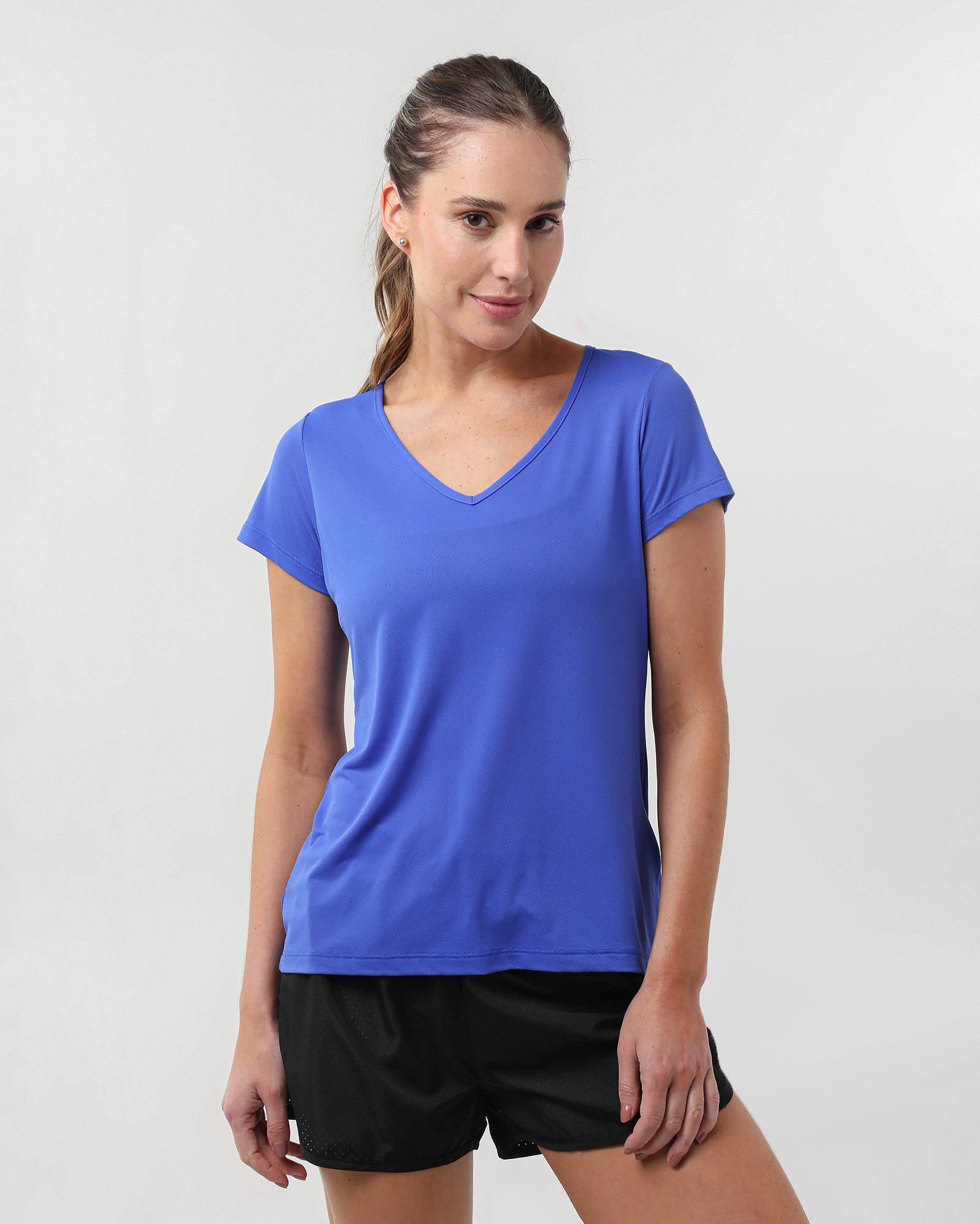 Camiseta esportiva feminina de poliamida | BodyWork by Riachuelo