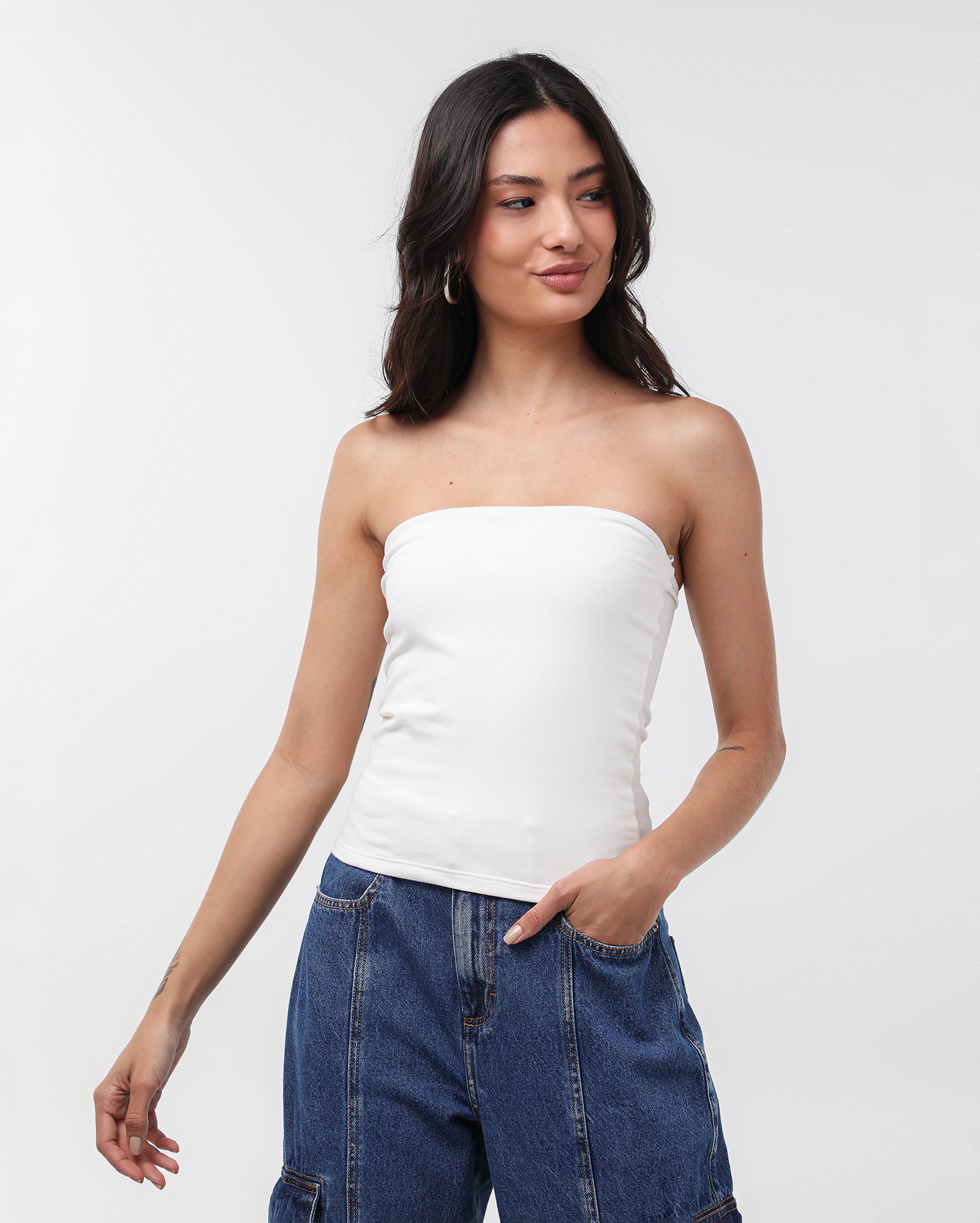 Top bandeau de algodão | Pool Basics — foto 2