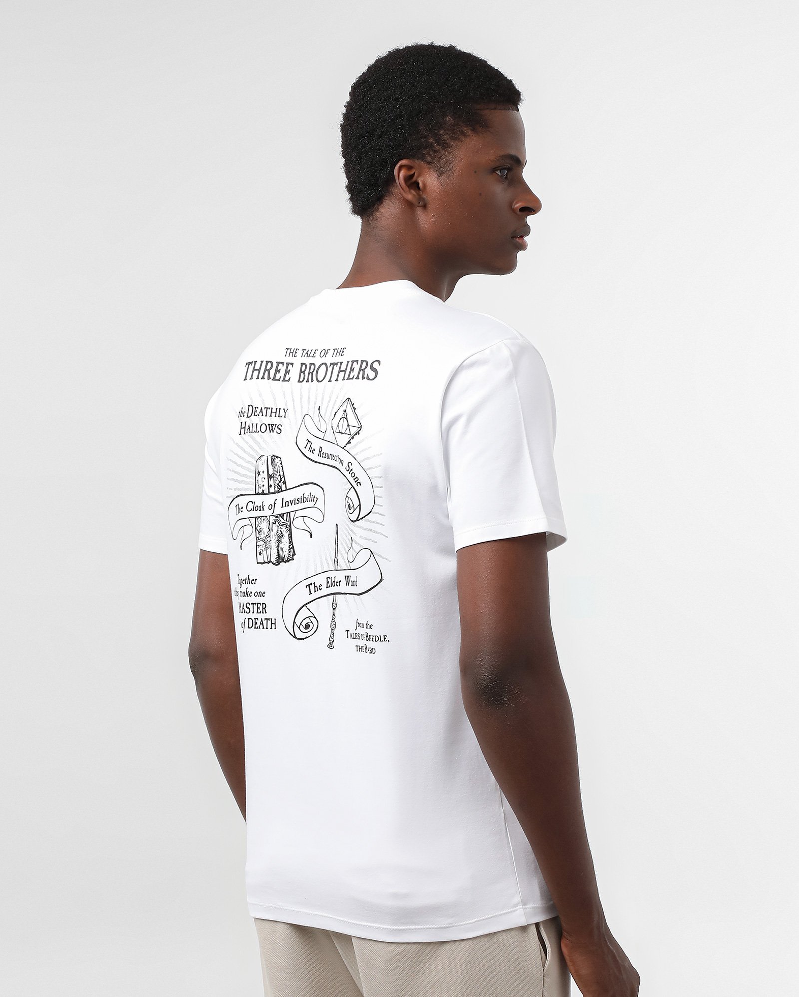 Camiseta masculina relíquias da morte Harry Potter | FANLAB