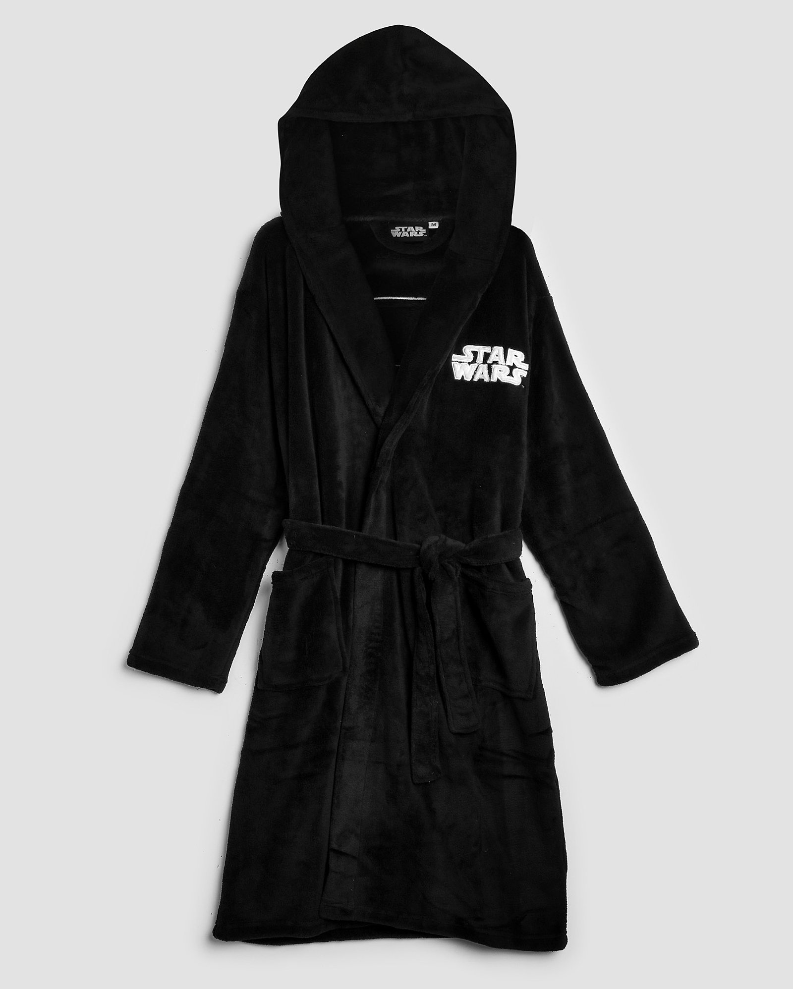 Robe masculino fleece capuz stormtrooper preto | Star Wars