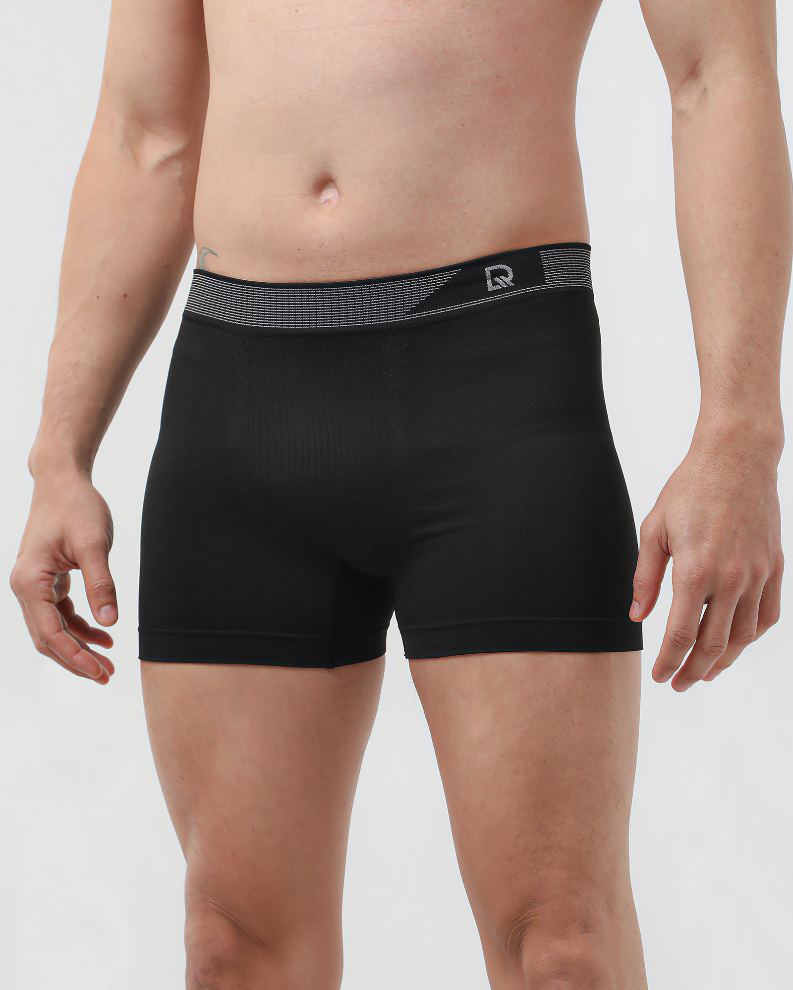 Kit cueca boxer 2 peças com cós de elástico multicor | Delrio