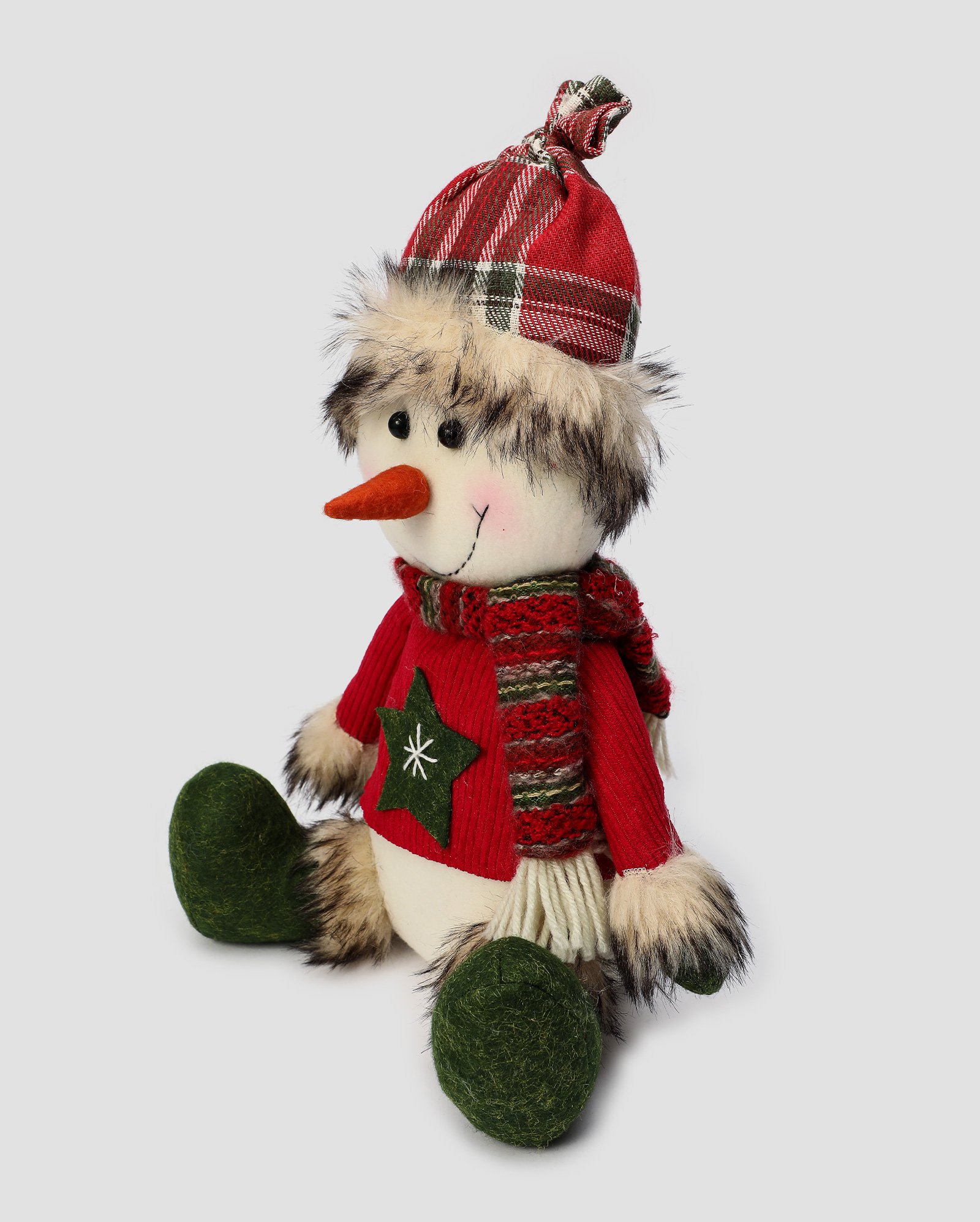 Boneco decorativo de neve natalino multicor | Casa Riachuelo