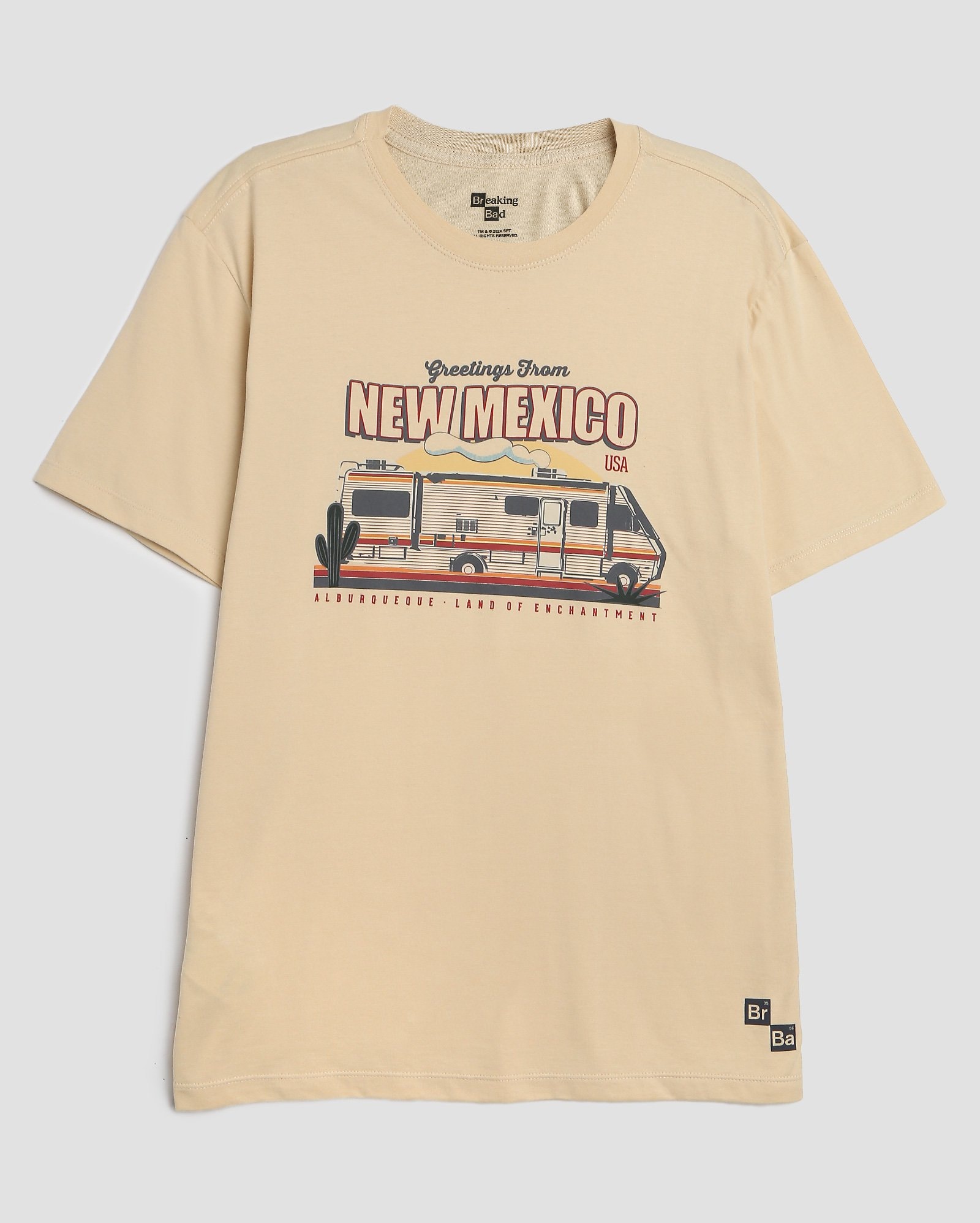 Camiseta regular México Breaking Bad bege | FANLAB — foto 6