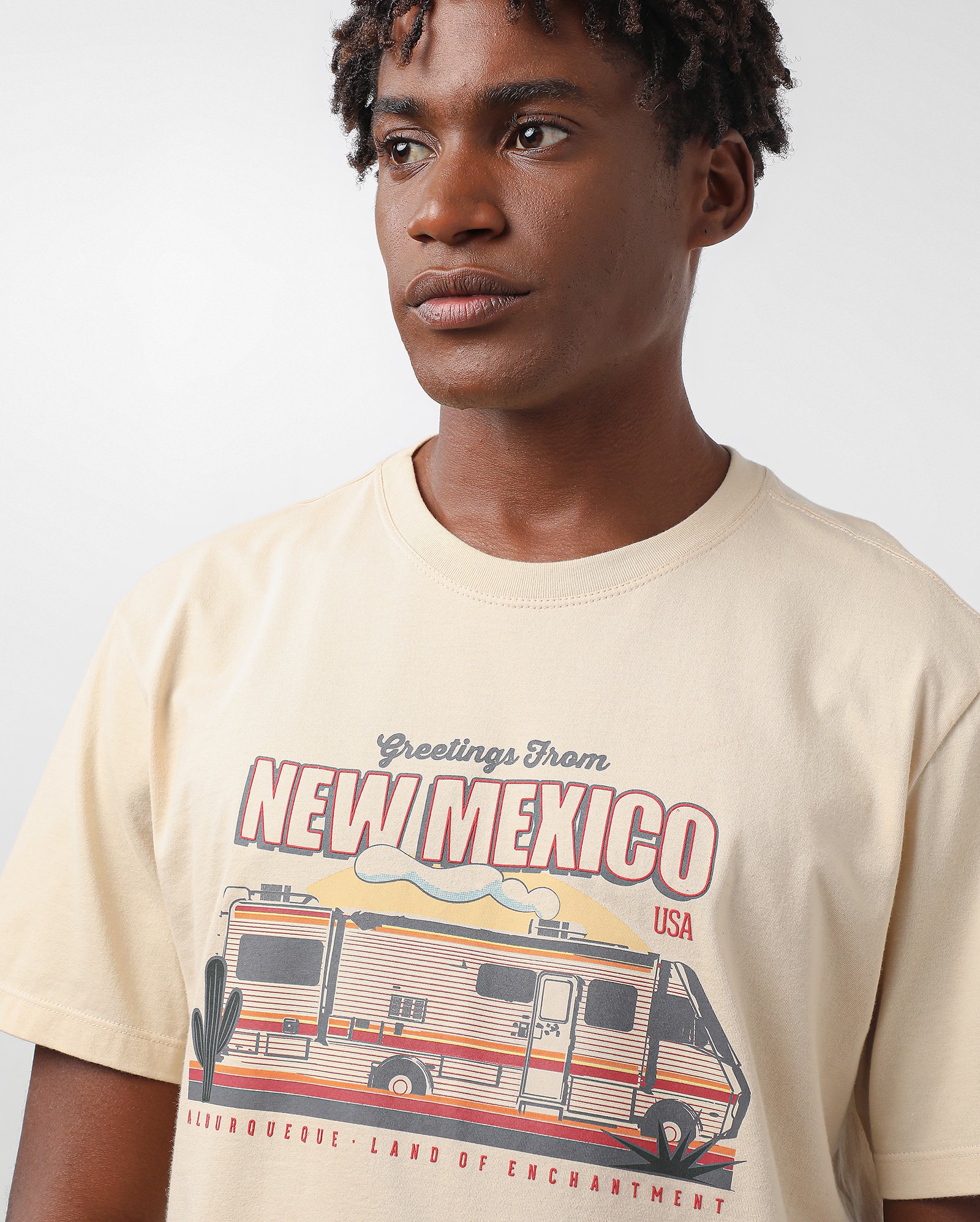 Camiseta regular México Breaking Bad bege | FANLAB — foto 4