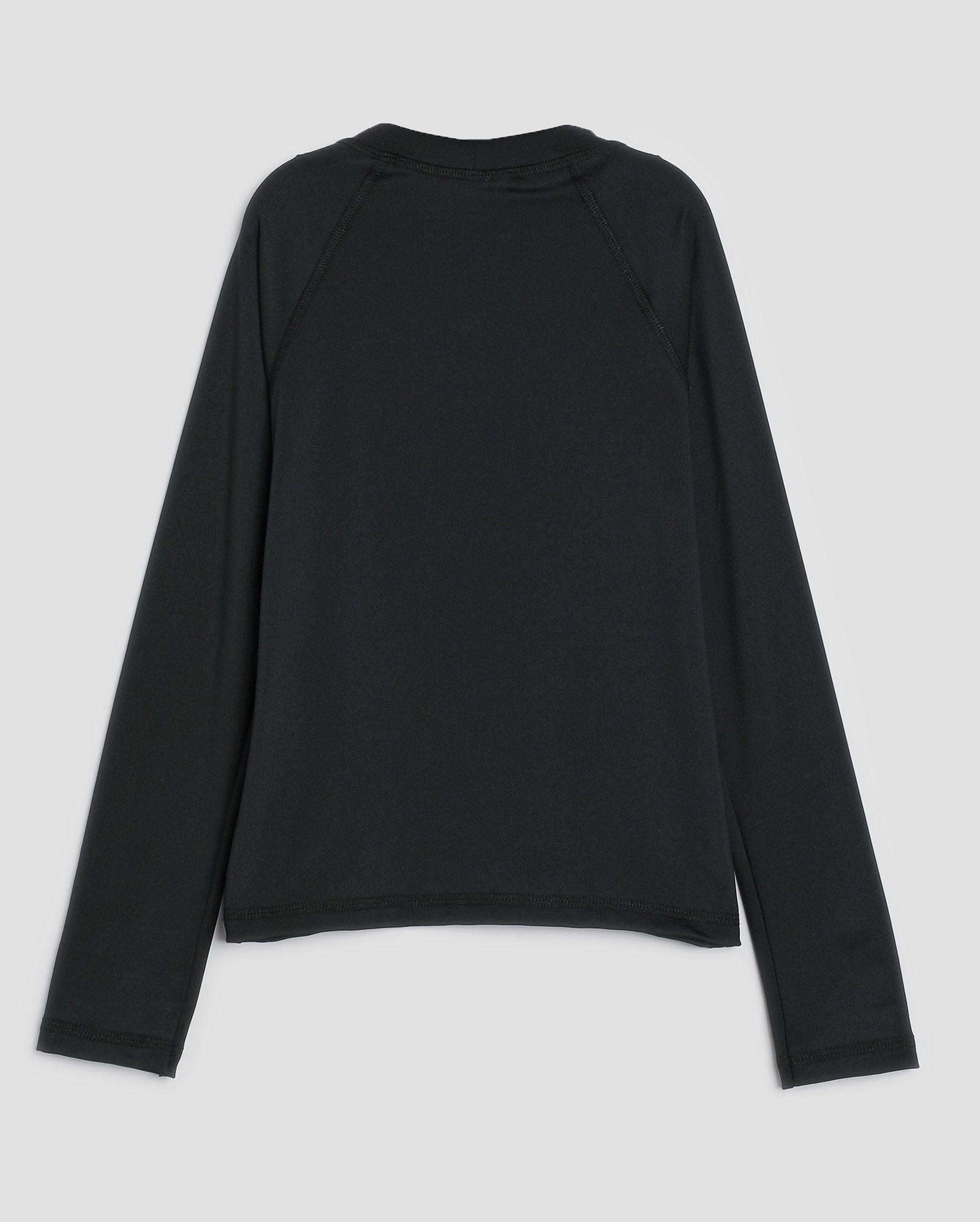 Camiseta praia infantojuvenil raglan UV 50+ 4-16A preta | Accessori by Riachuelo
