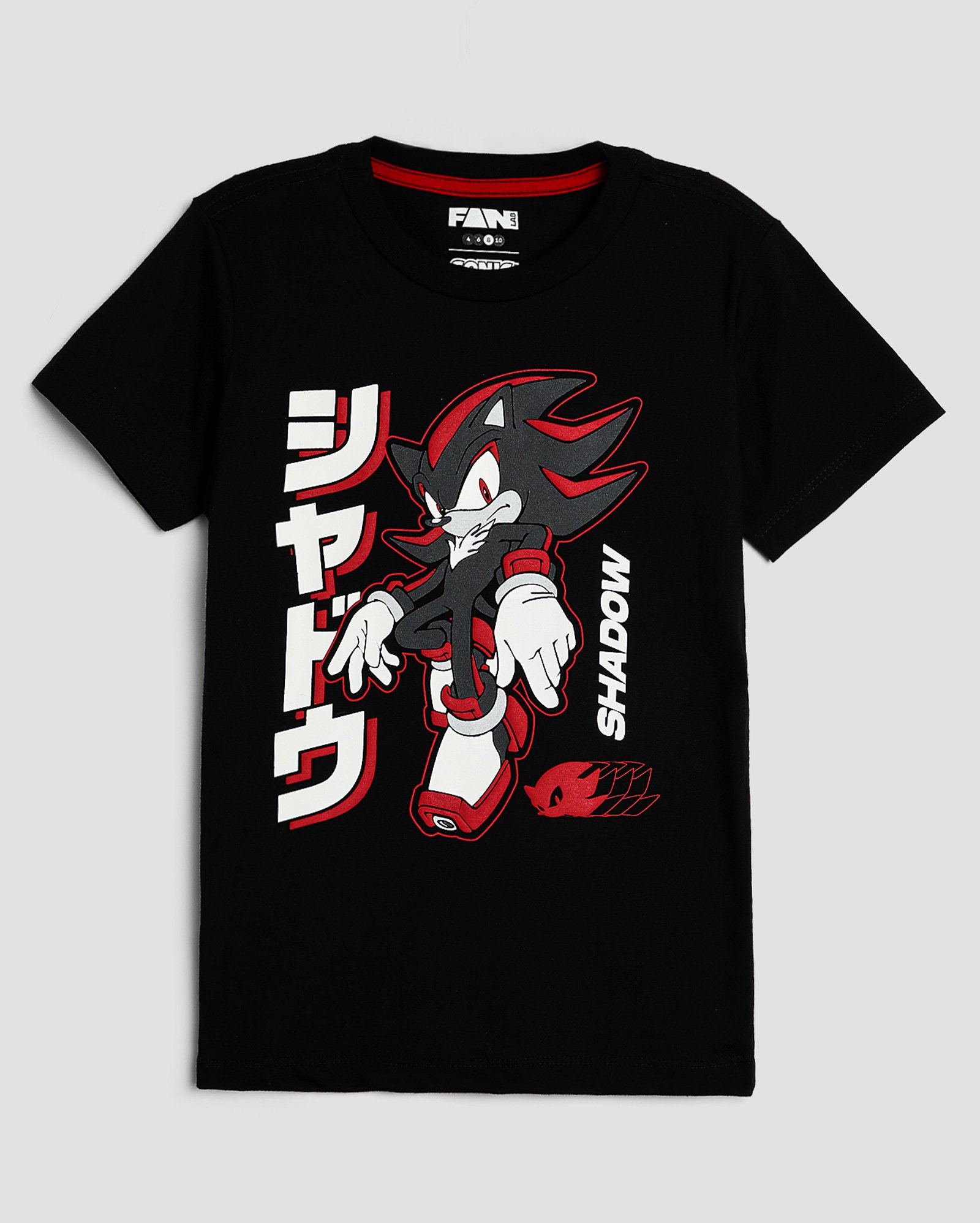 Riachuelo | Camiseta infantil Sonic shadow 4-10A preta | FANLAB