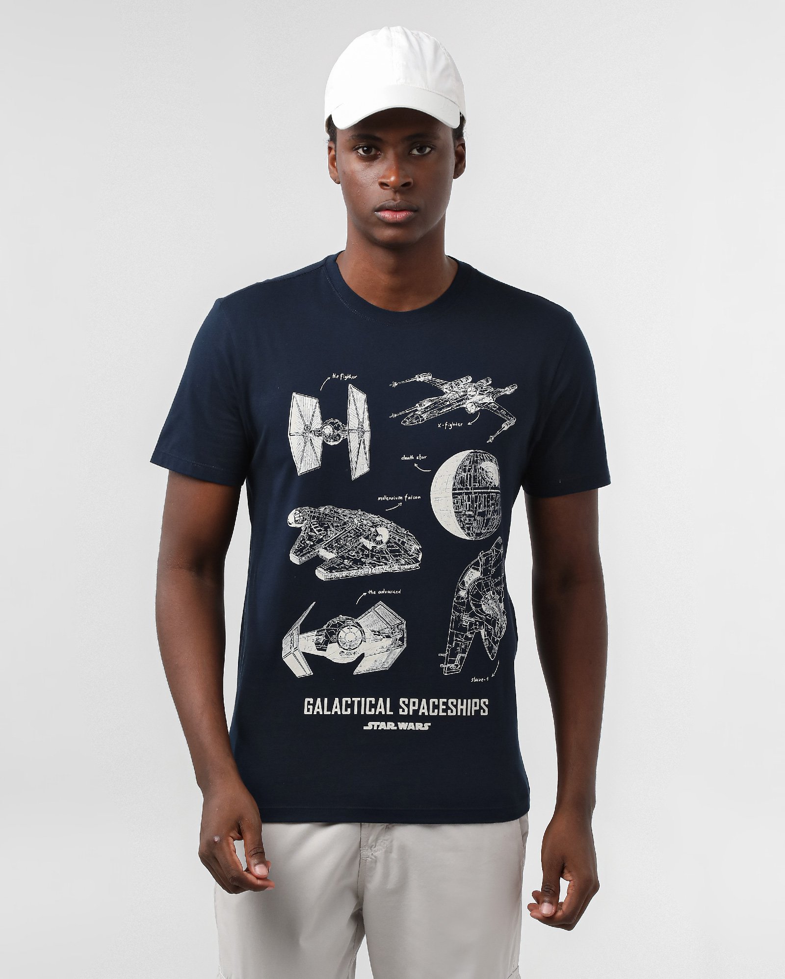 Riachuelo | Camiseta masculina Star Wars Galatical Spaceships | FANLAB