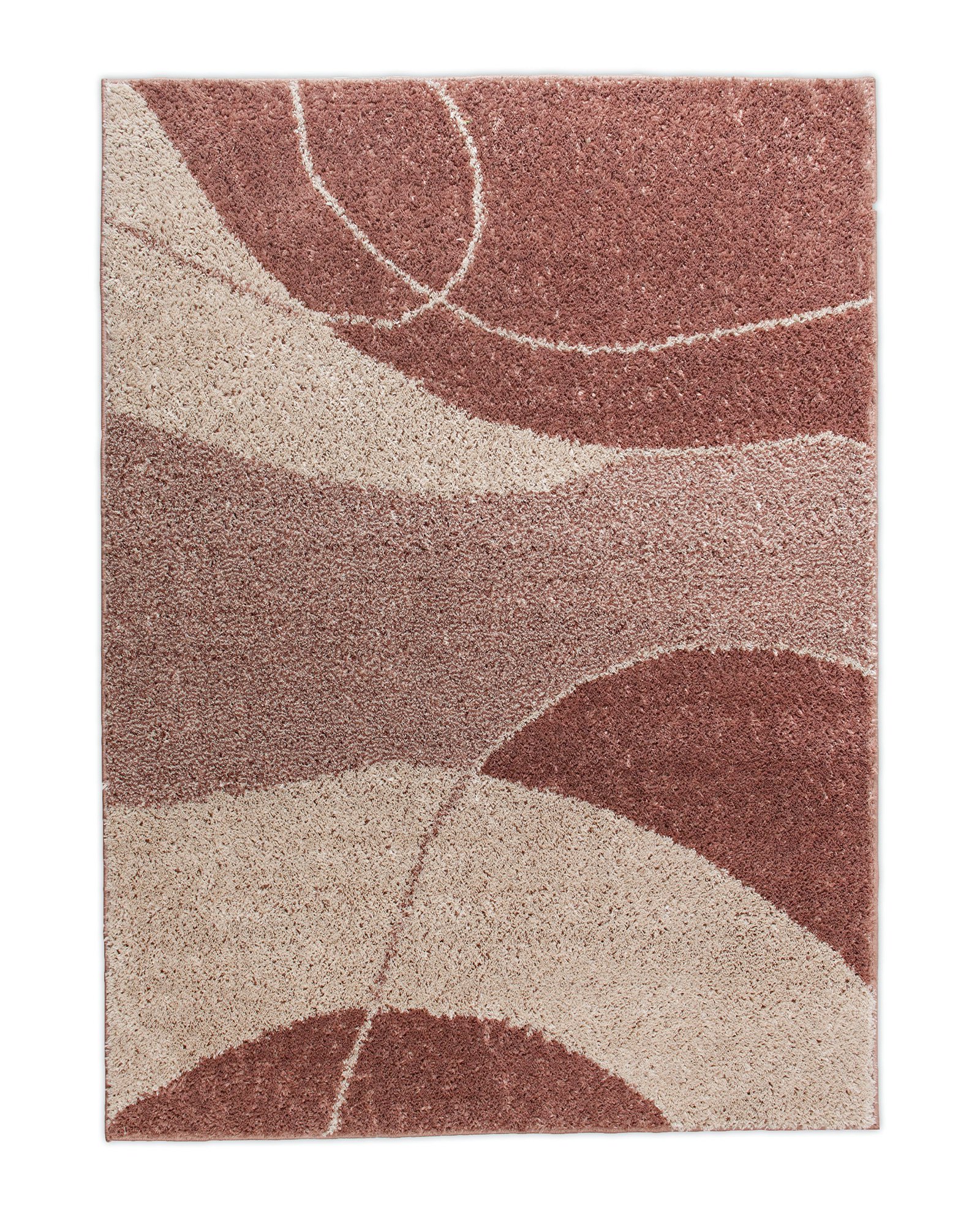 Tapete geométrico Calder 100x150cm marrom | Casa Riachuelo